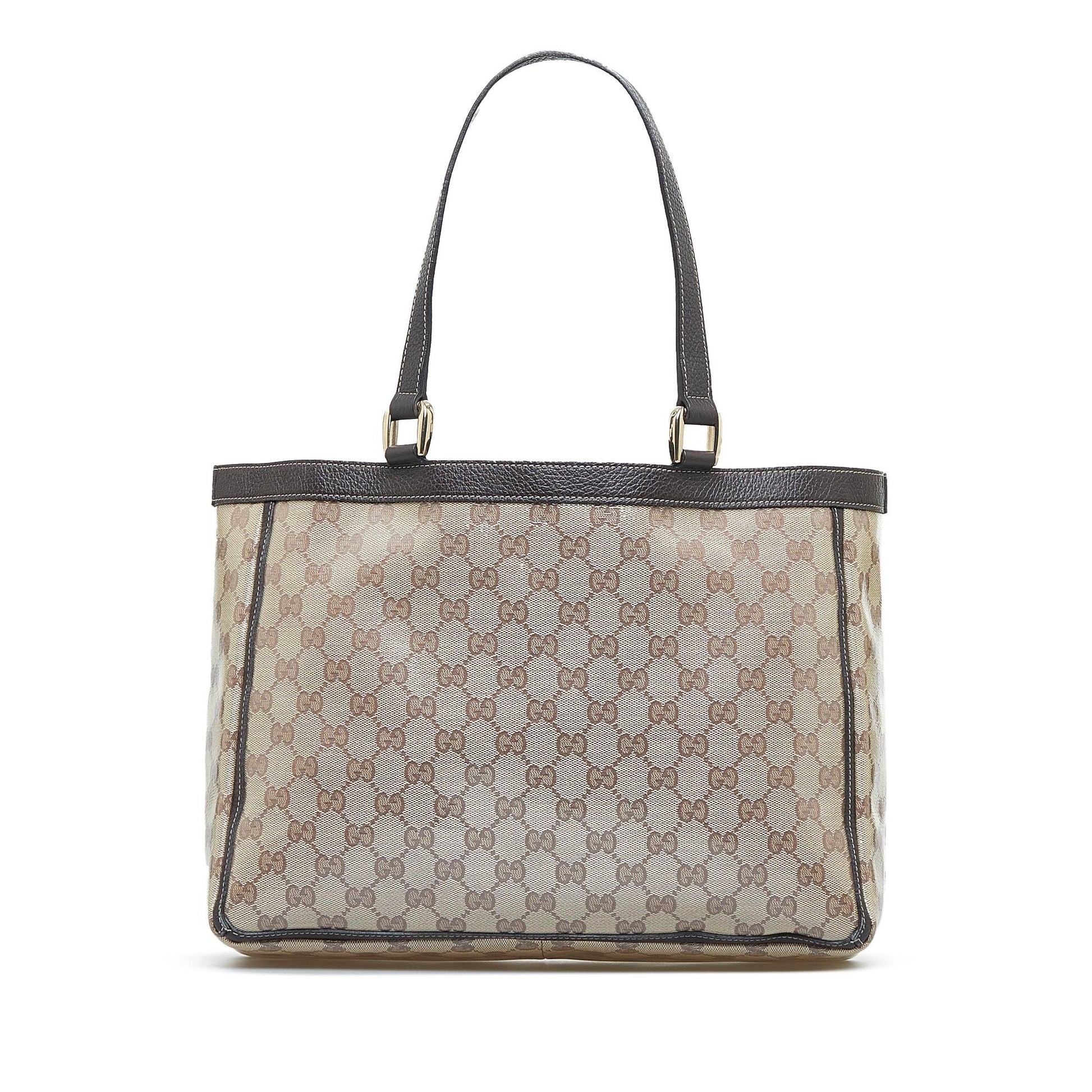 Gucci GG Crystal Abbey D-Ring Tote (SHG-0cYgsJ)
