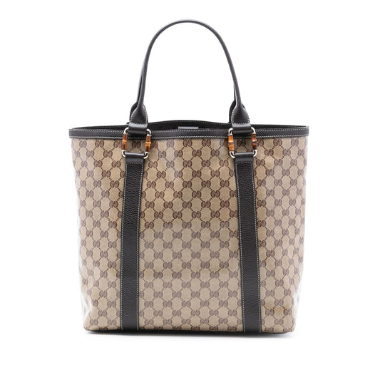 Gucci GG Crystal Bamboo Shopper Tote