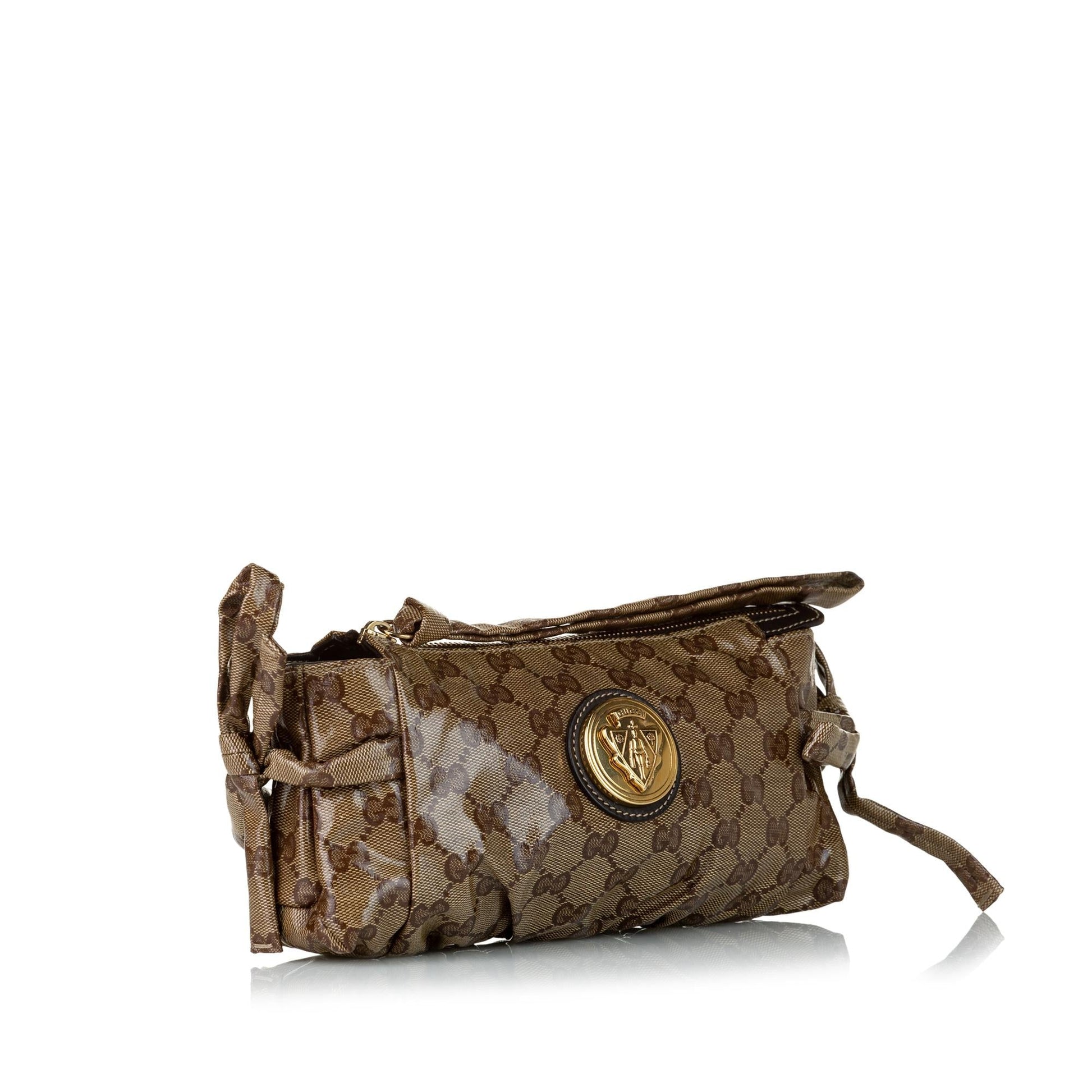Gucci GG Crystal Hysteria Clutch Bag (SHG-32030)