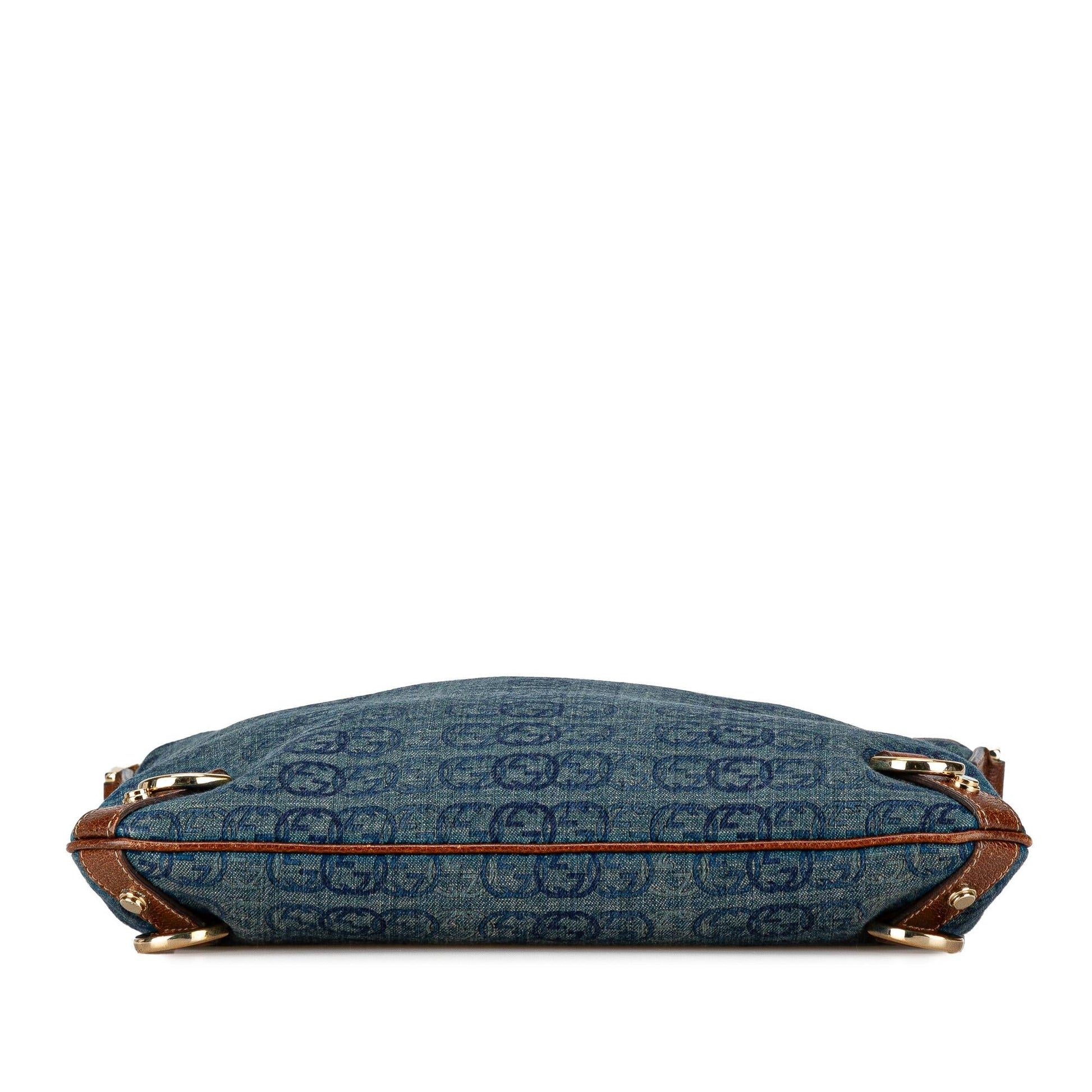 Gucci GG Denim Abbey D-Ring Crossbody Bag