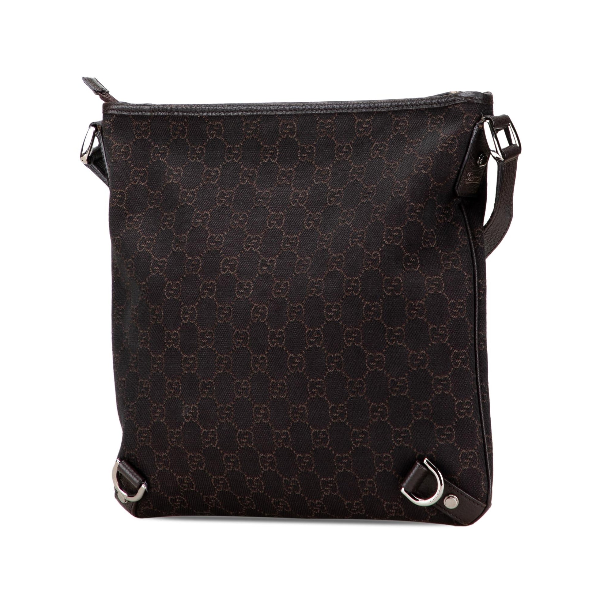 Gucci GG Denim Abbey D Ring Crossbody