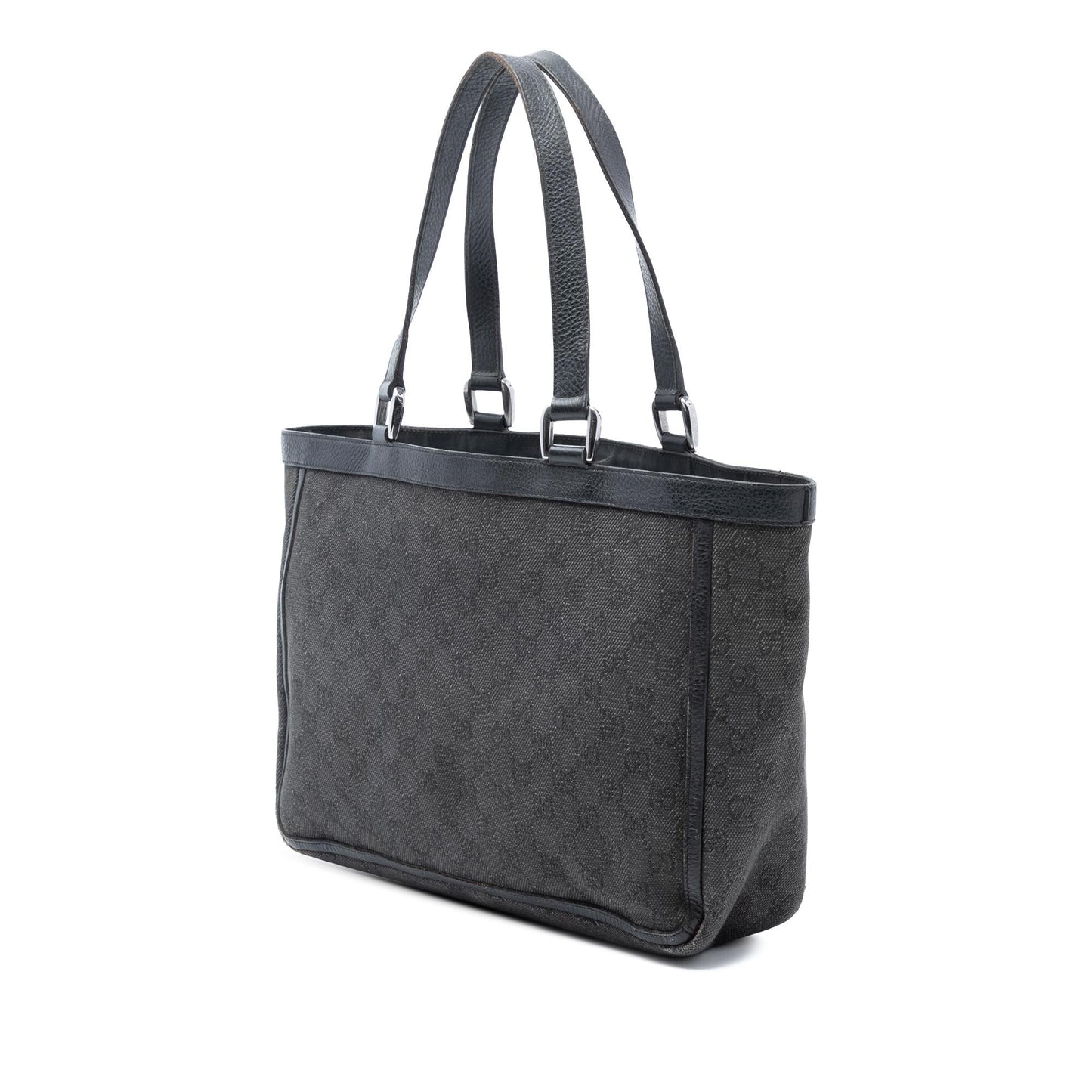 Gucci GG Denim Abbey D Ring Pocket Tote