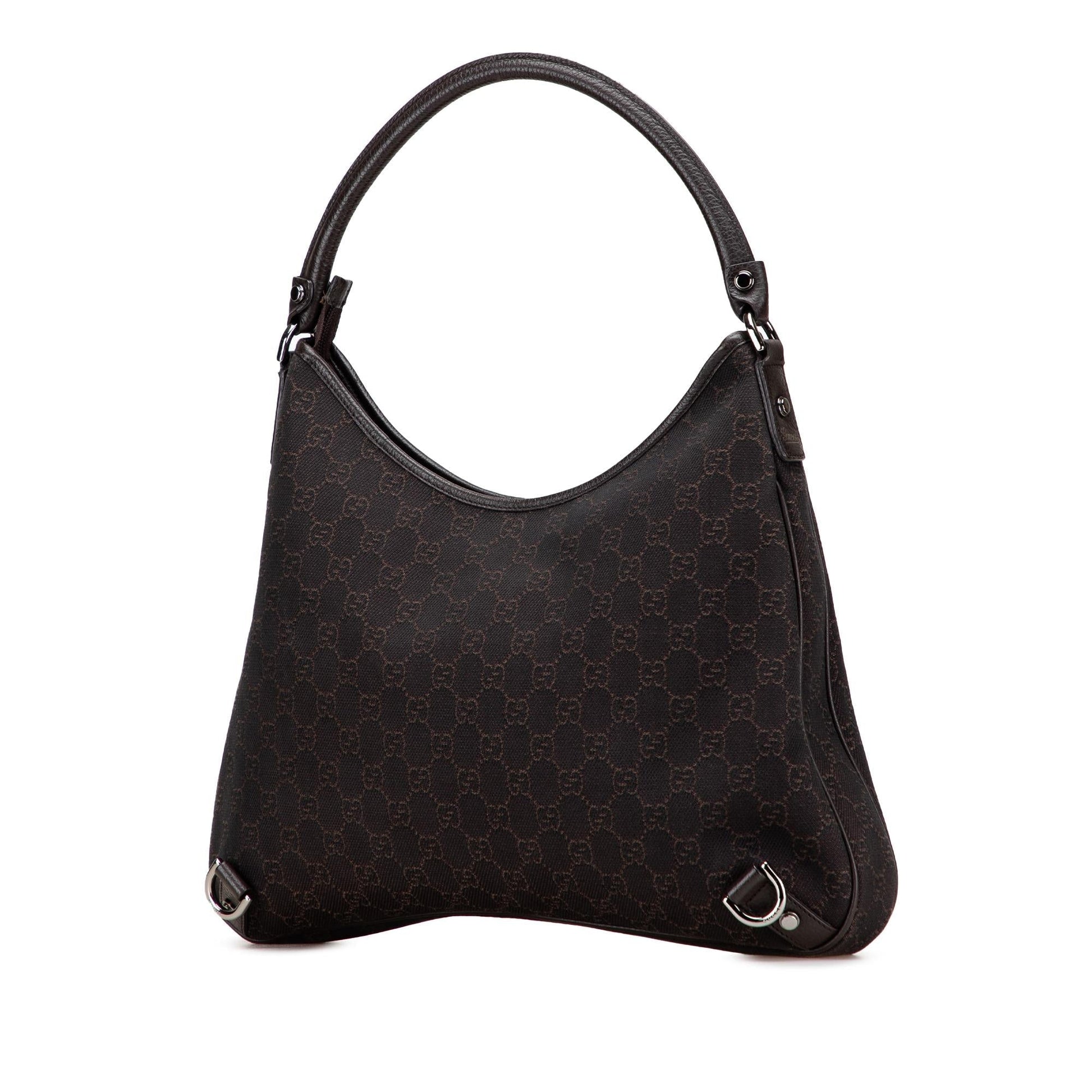 Gucci GG Denim Abbey D Ring Shoulder Bag