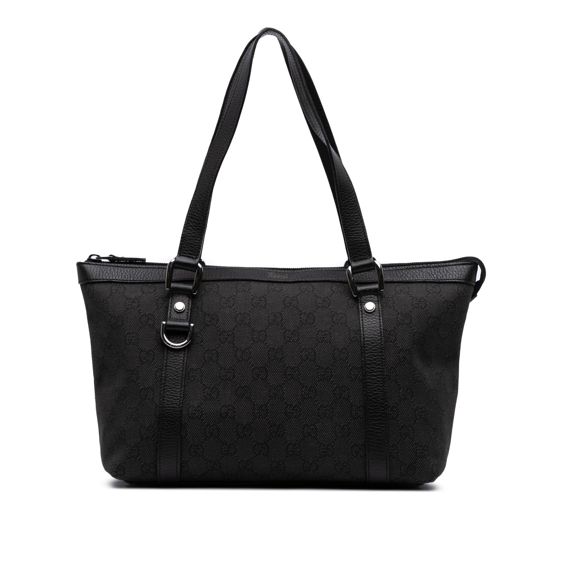 Gucci GG Denim Abbey D Ring Tote