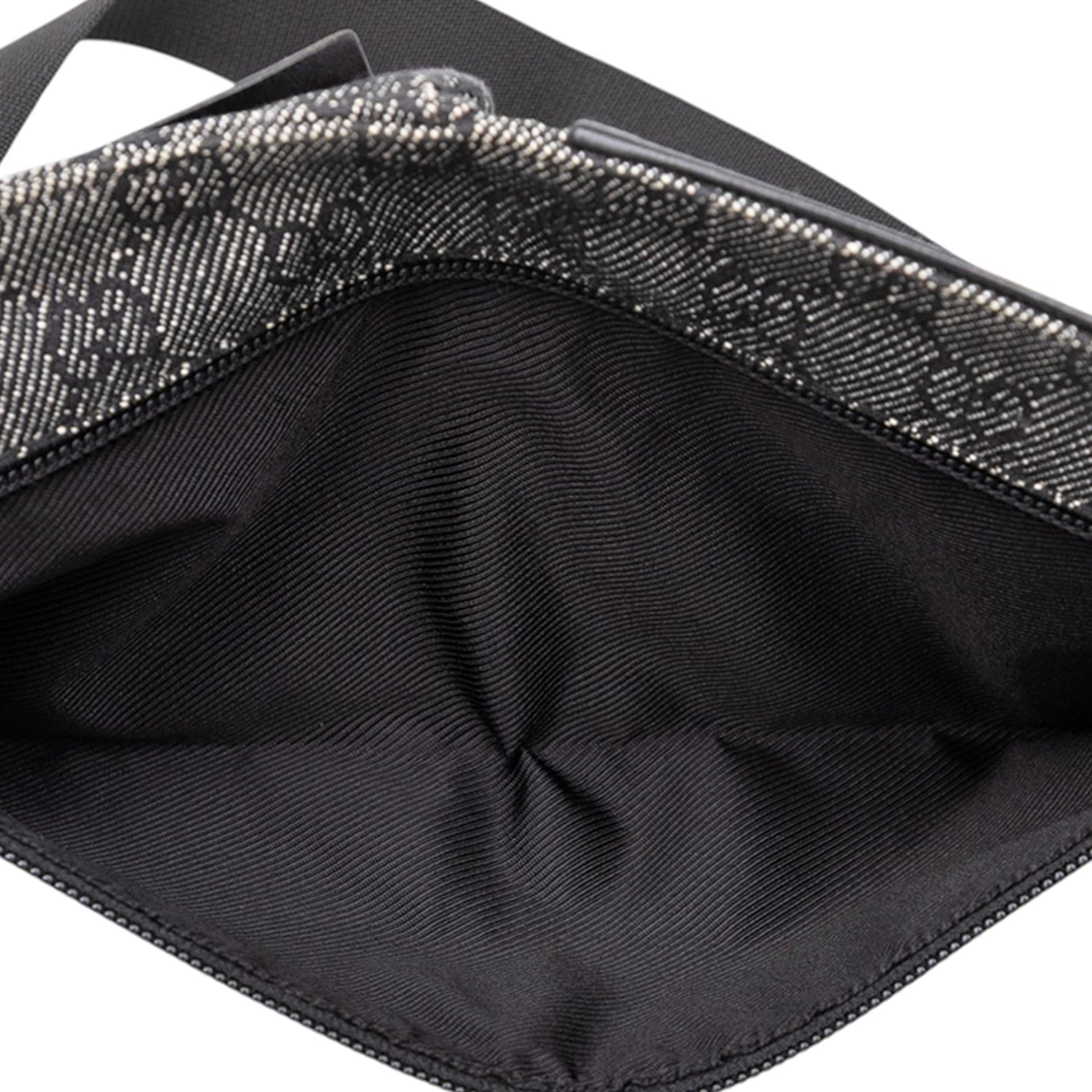 Gucci GG Denim Double Pocket Belt Bag