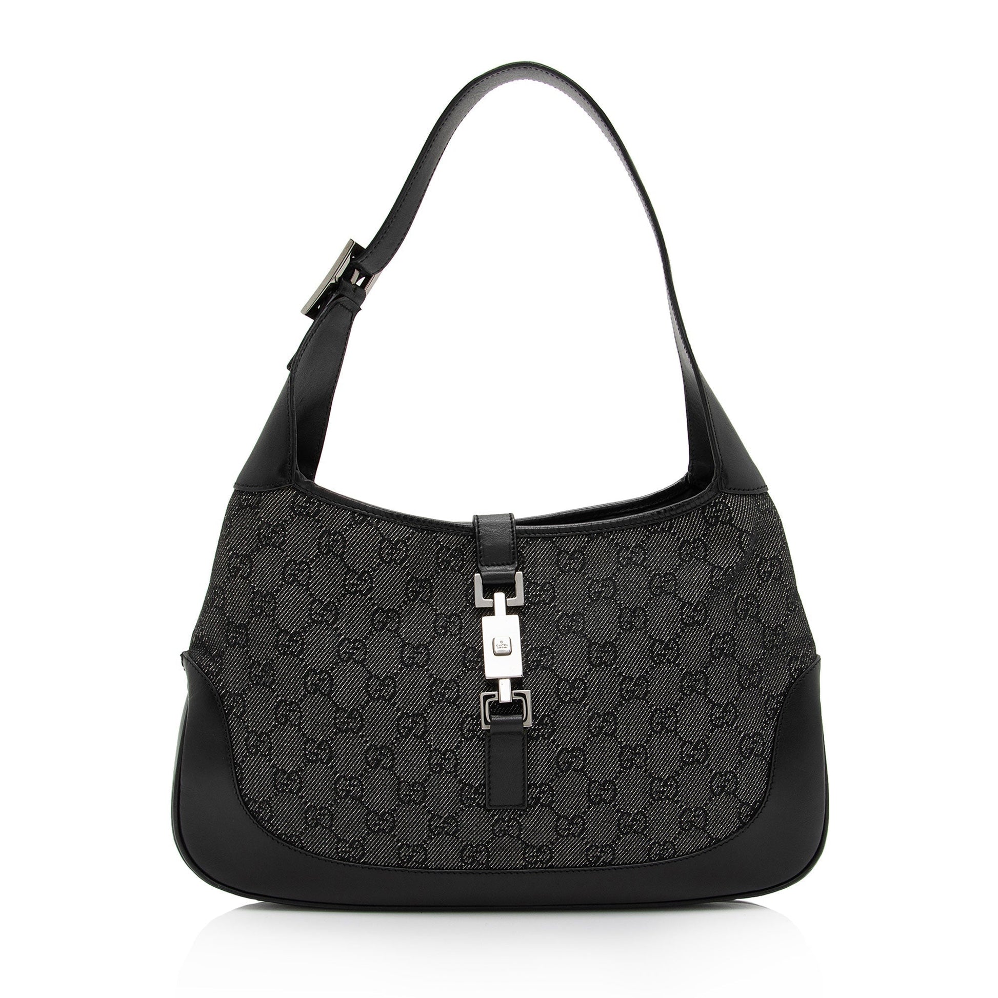 Gucci GG Denim Jackie Hobo (SHF-fYh4CG)