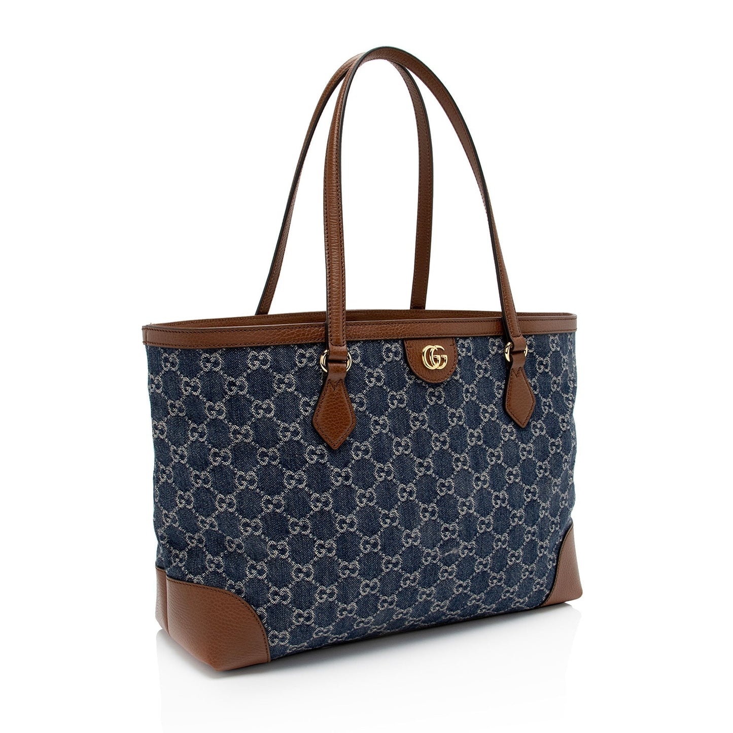 Gucci Leather Canvas Tote
