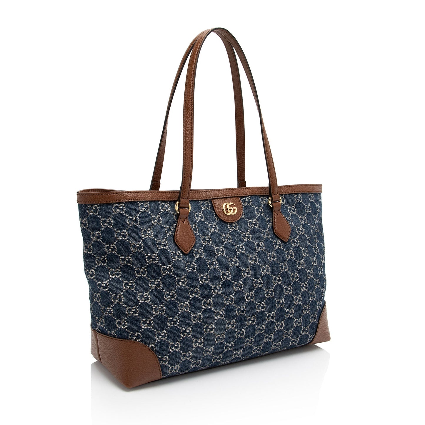 Gucci Leather Canvas Tote