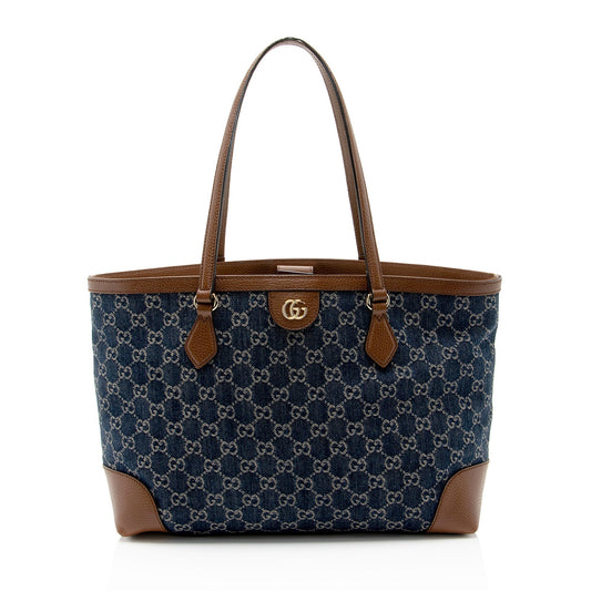 Gucci Leather Canvas Tote