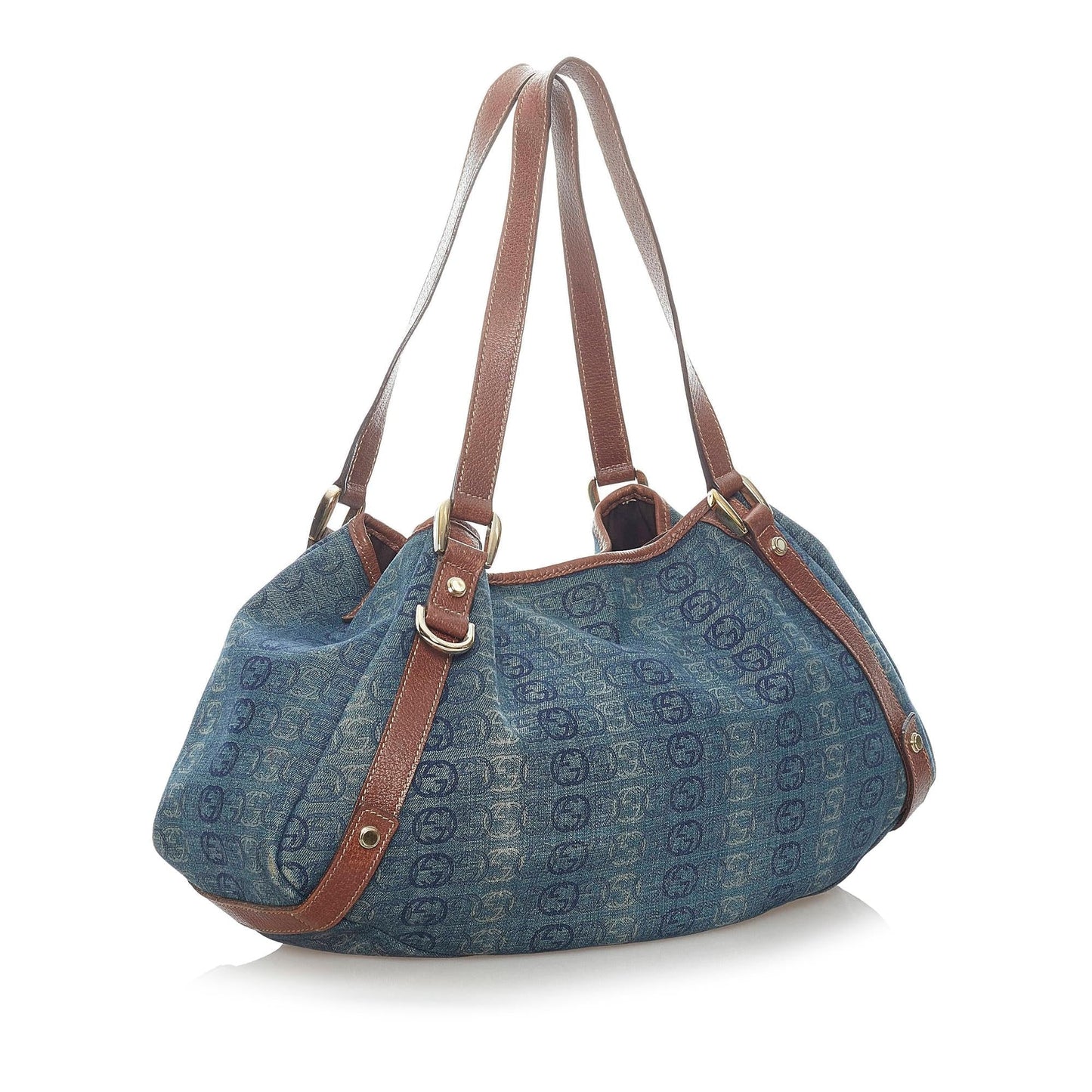 Gucci GG Denim Pelham Tote Bag (SHG-30857)
