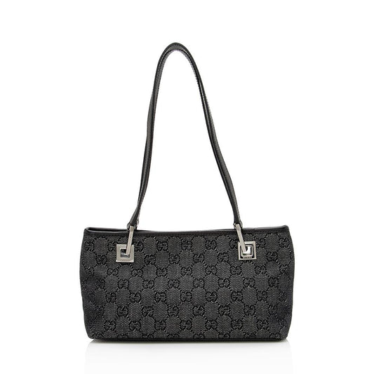 Gucci Denim Monogram Tote Style 3