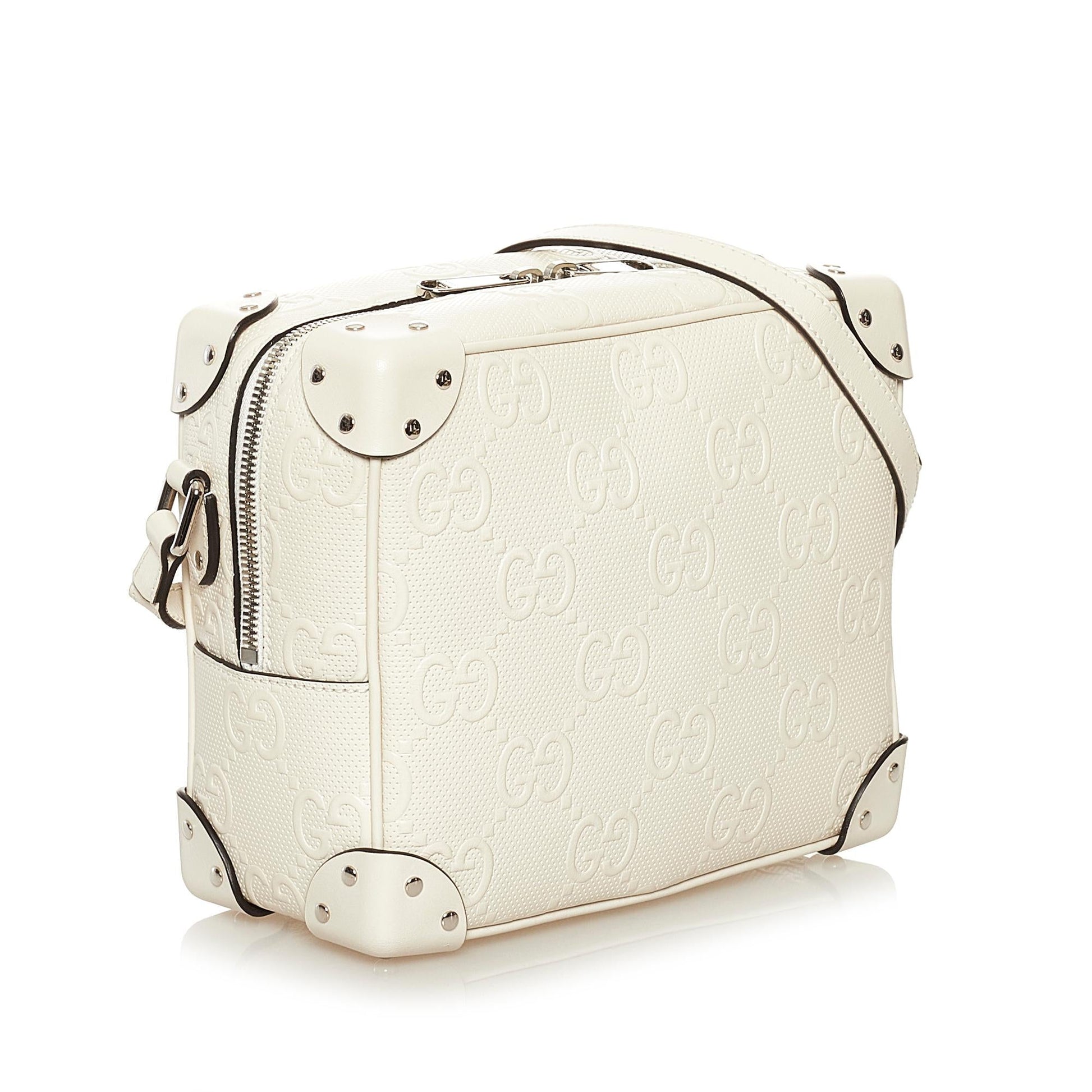 Gucci GG Embossed Perforated Square Bag (SHG-35081)