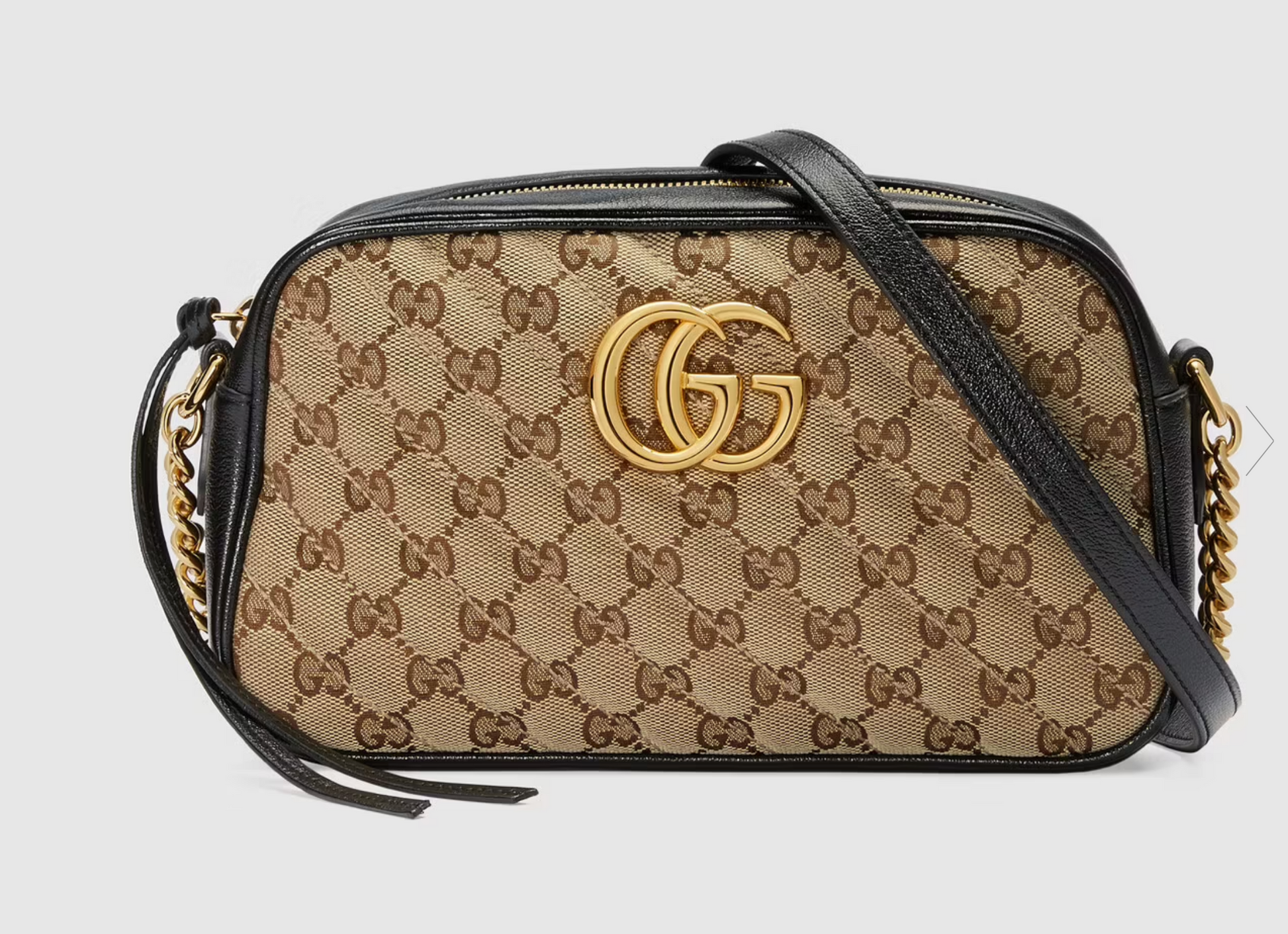 Gucci Caro Chain Leather Shoulder Bag