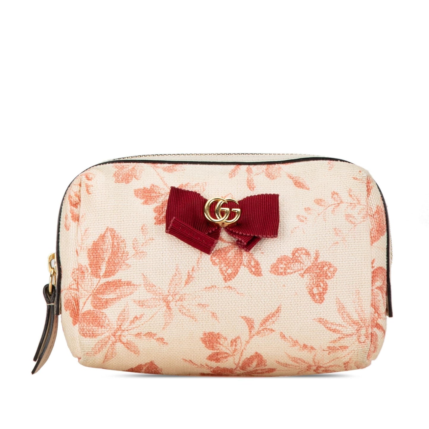 Gucci Leather Canvas Clutch