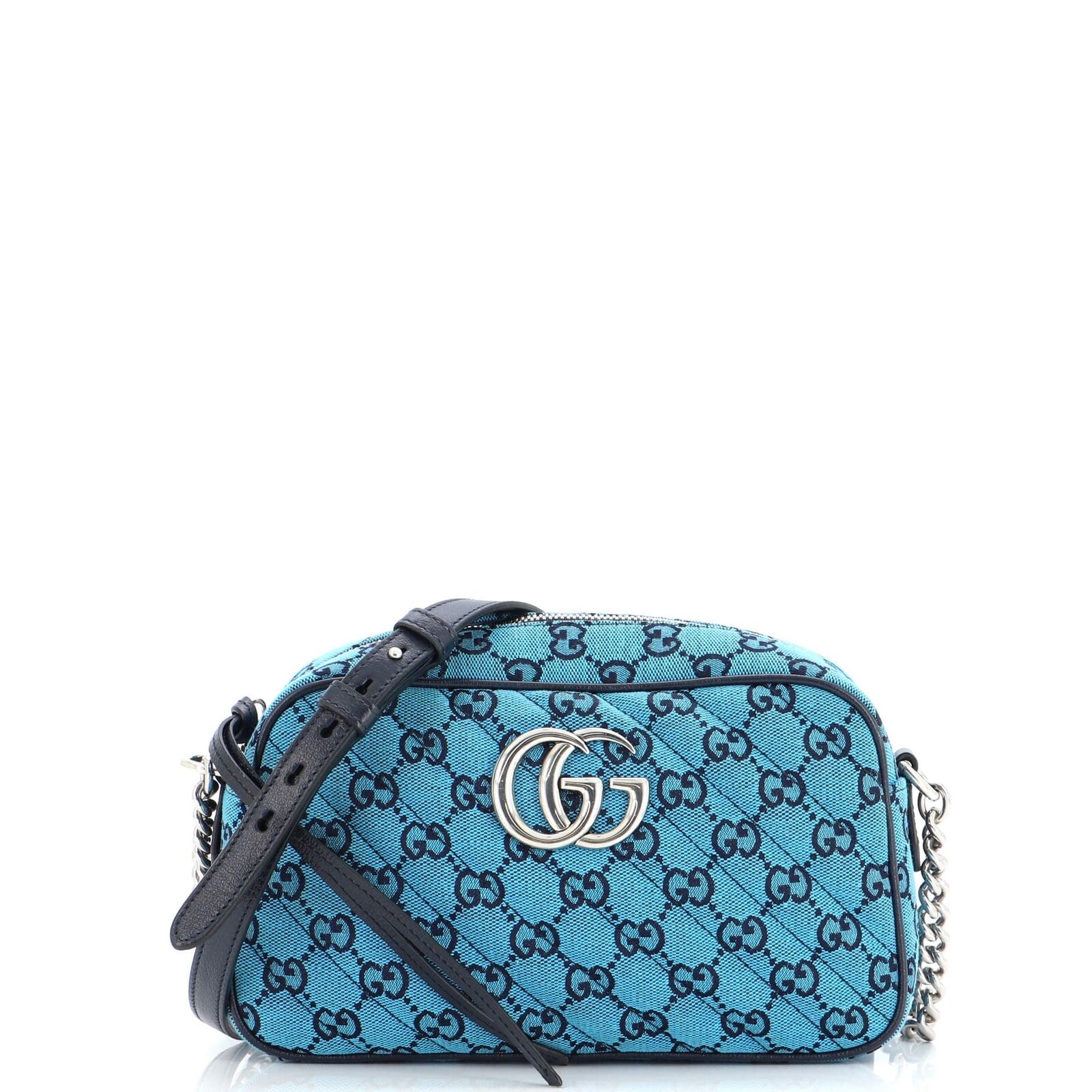 GUCCI GG MARMONT DIAGONAL QUILTED SMALL SHOULDER BAG