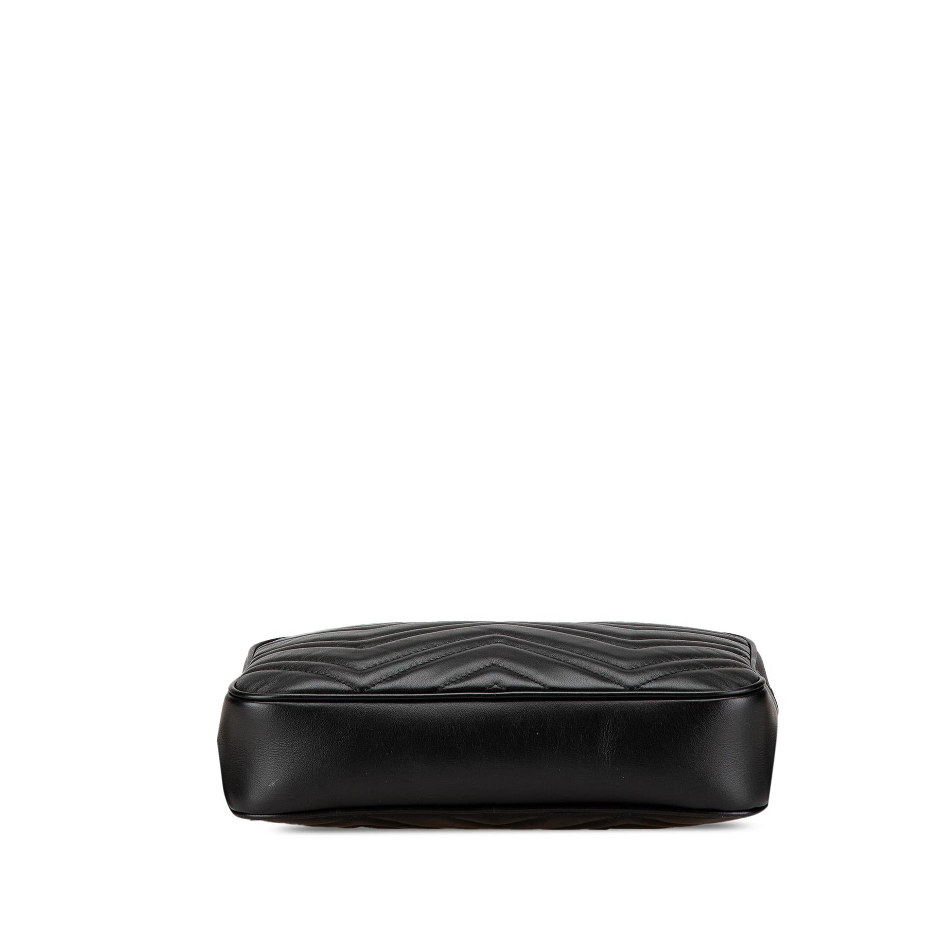 Gucci GG Marmont Square Leather Matelasse Belt Bag