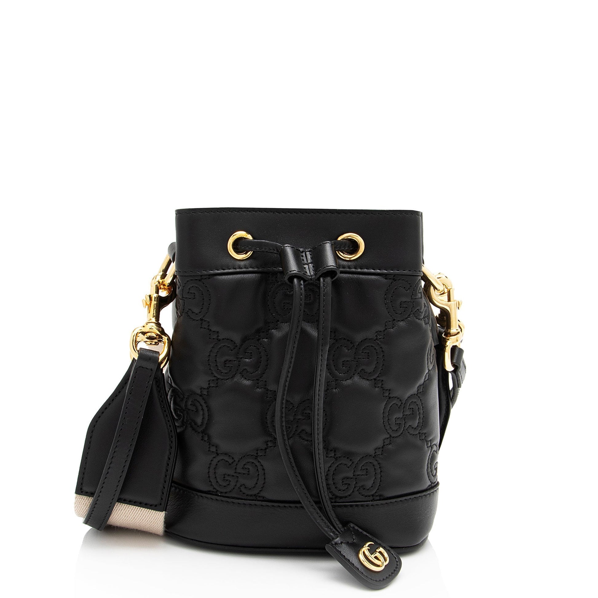 Gucci Nylon Leather Canvas Crossbody