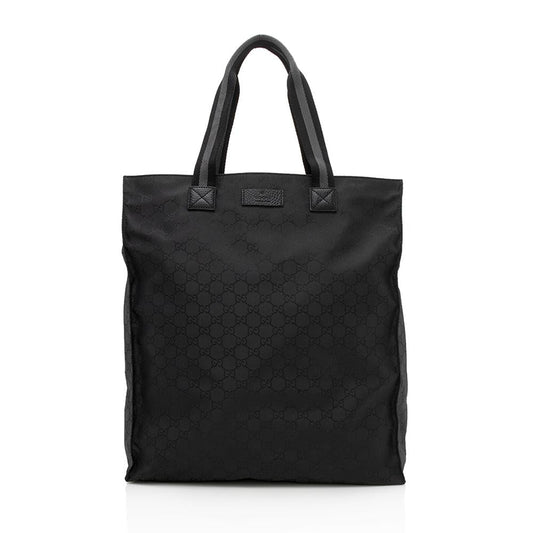 Gucci Leather Nylon Tote Style 1
