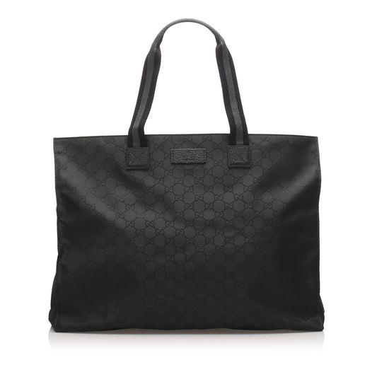 Gucci Web Nylon Monogram Tote