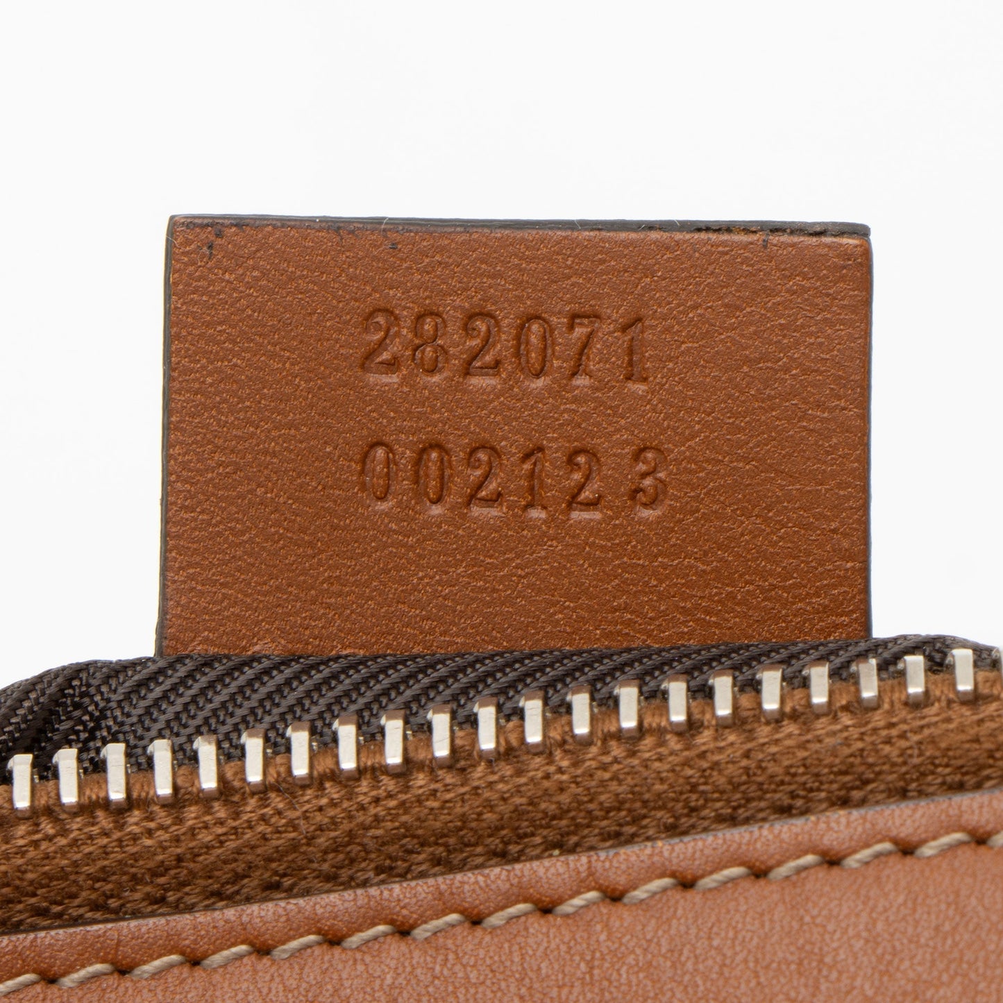 Gucci Nylon Pochette Leather Clutch