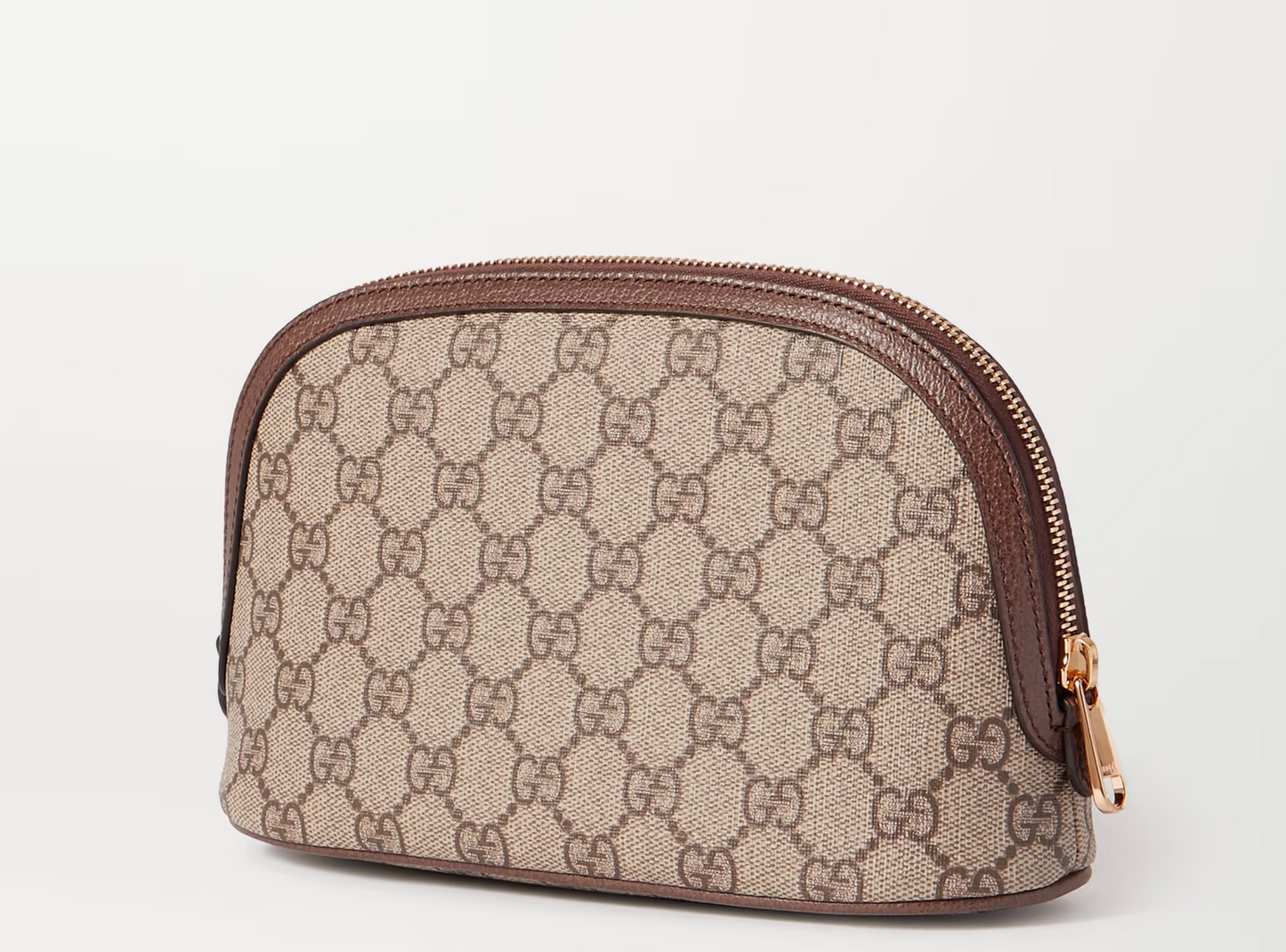 Gucci Caro Leather Canvas Clutch