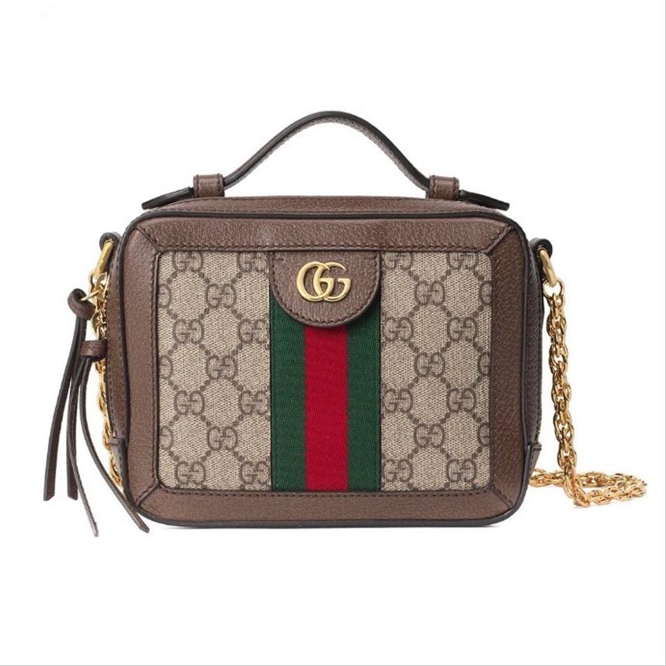 Gucci Caro Chain Leather Shoulder Bag