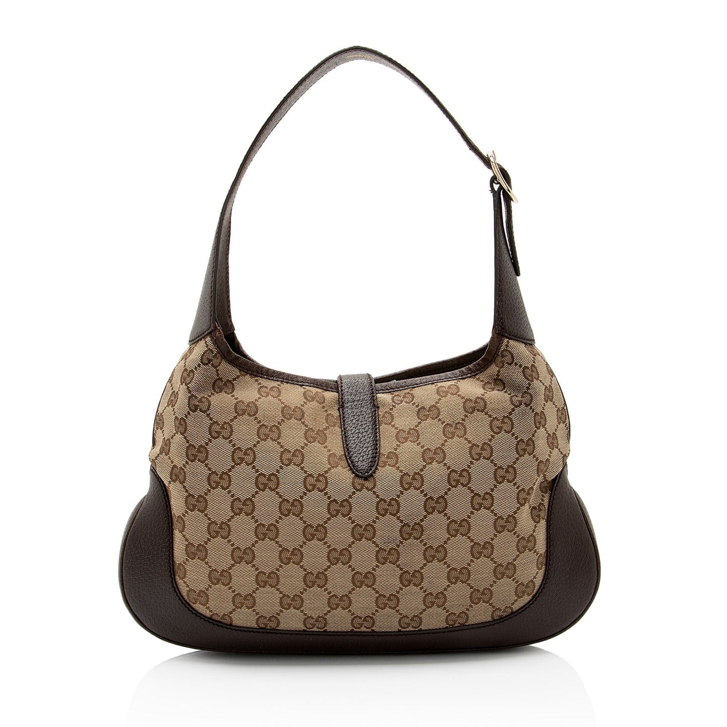 Gucci Nylon Leather Canvas Shoulder Bag