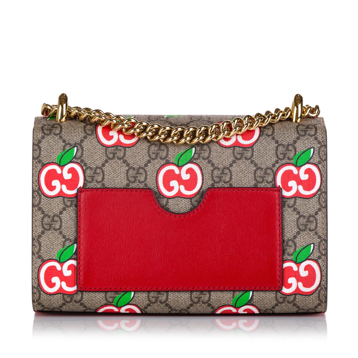Gucci GG Supreme Apple Padlock Shoulder Bag (SHG-35947)