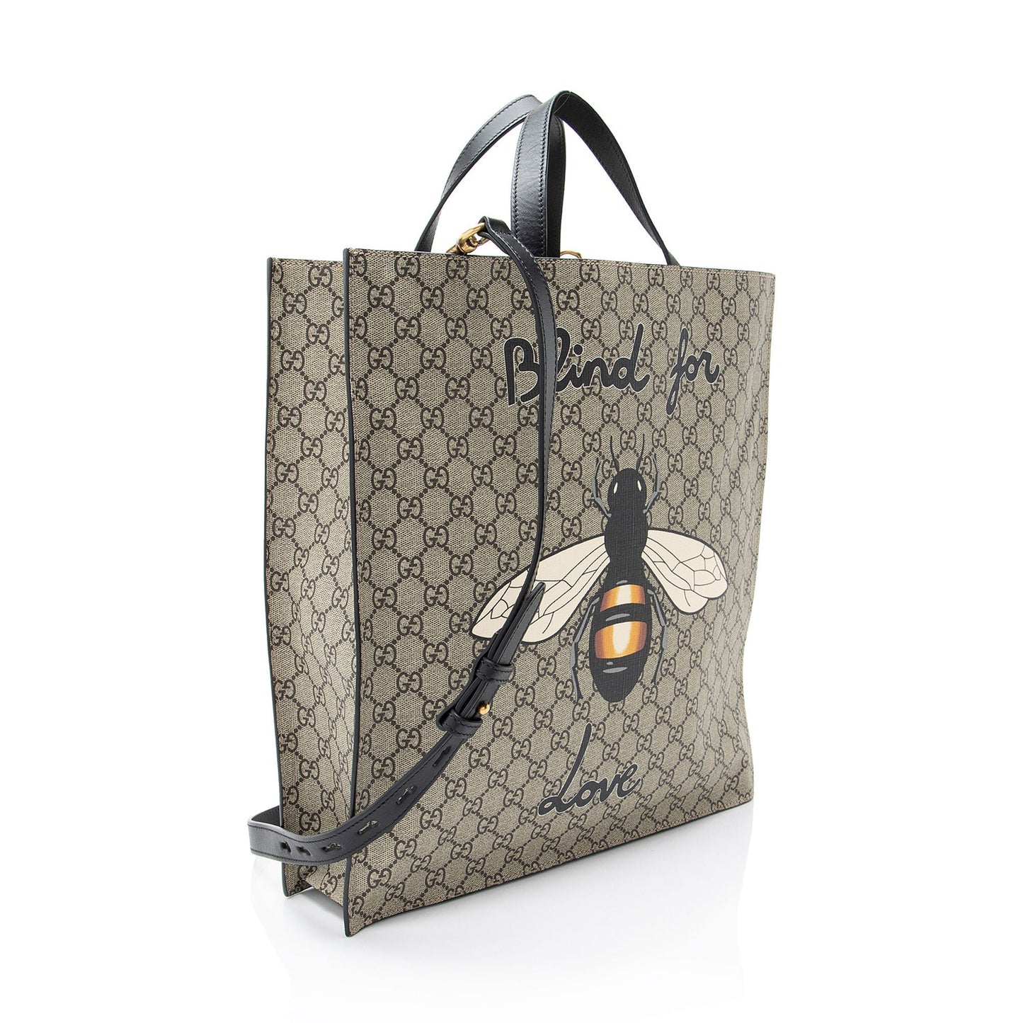 Gucci GG Supreme Bee Blind For Love Tote