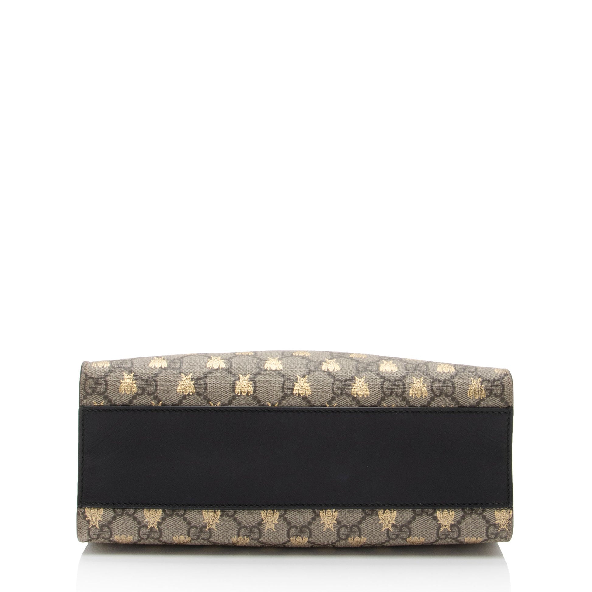 Gucci GG Supreme Bees Padlock Small Shoulder Bag (SHF-GLVNfB)