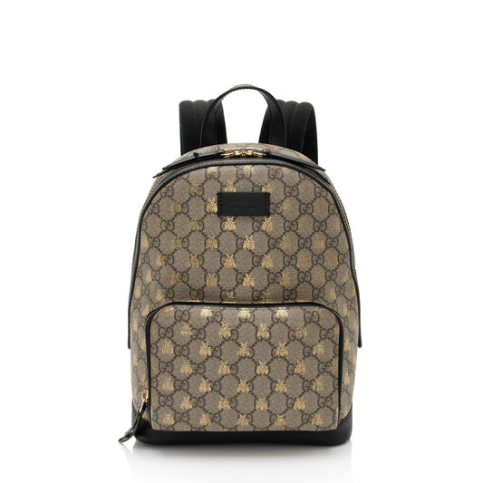 Gucci Nylon Leather Canvas Shoulder Bag
