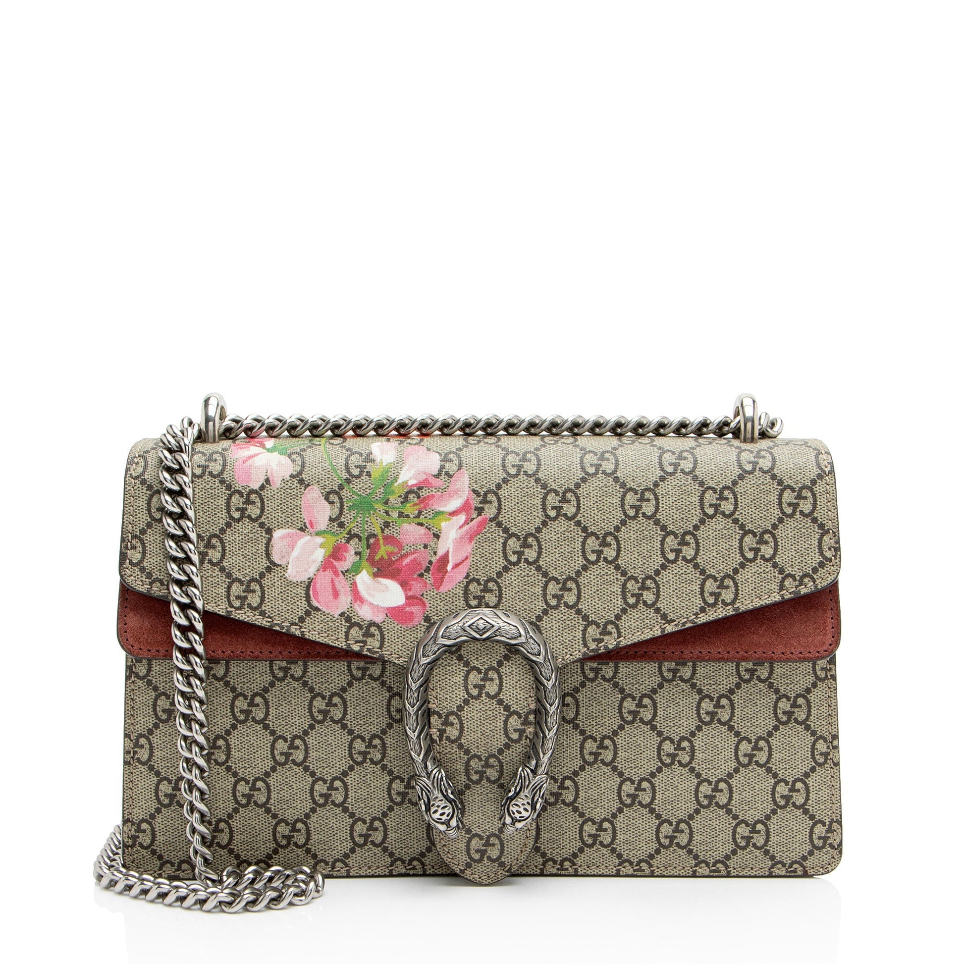Gucci GG Supreme Blooms Dionysus Medium Shoulder Bag