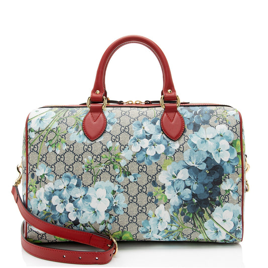 Gucci Leather Canvas Shoulder Bag