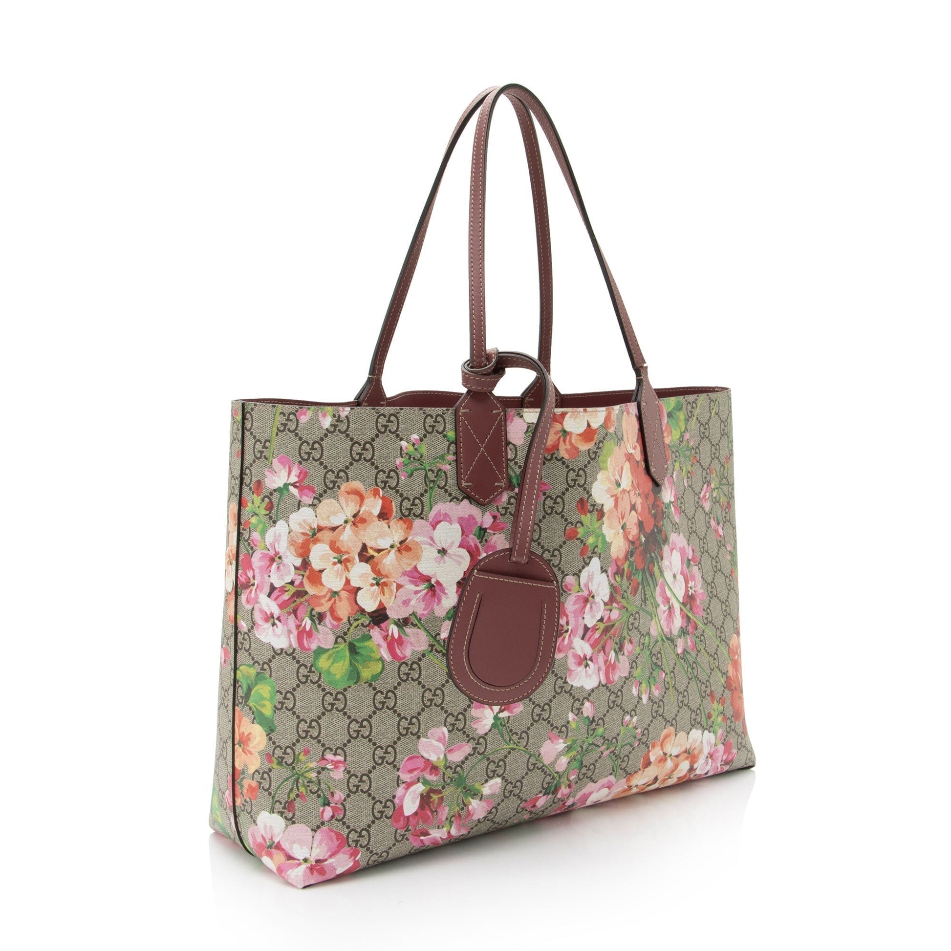 Gucci Leather Canvas Tote