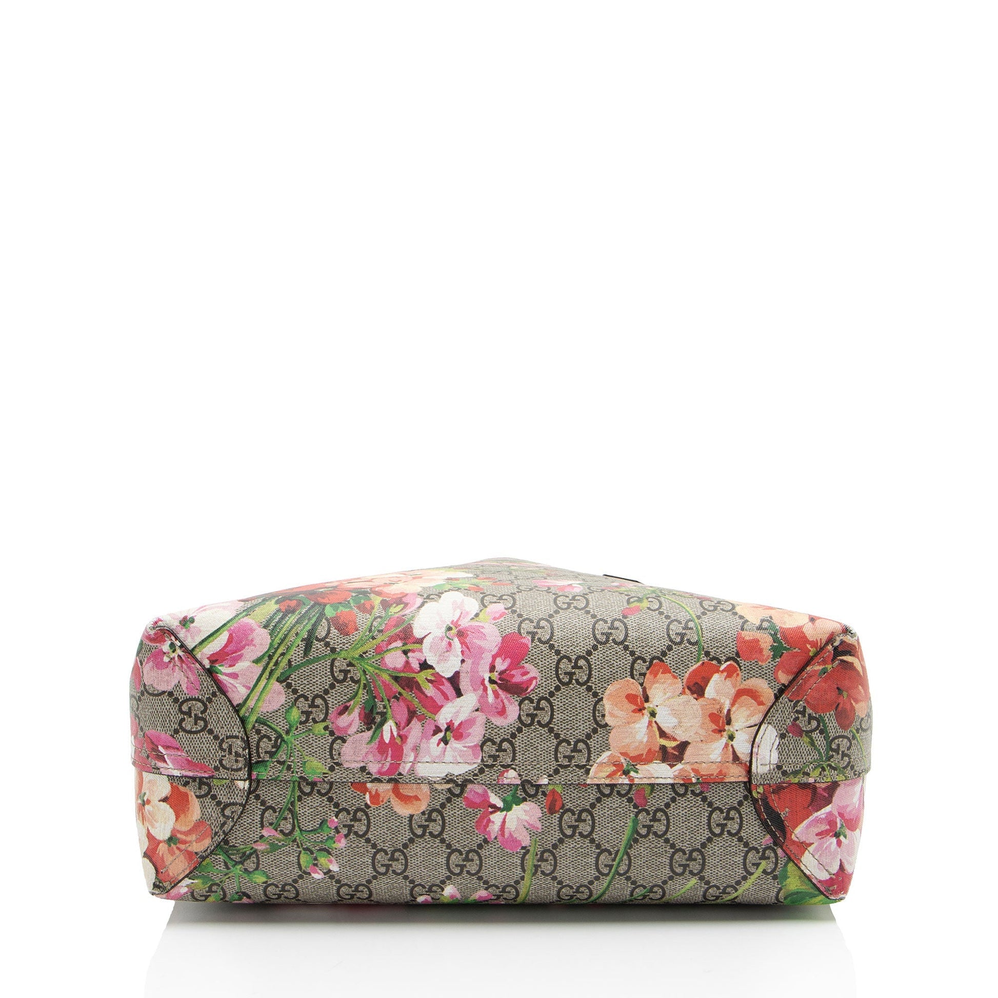 Gucci GG Supreme Blooms Reversible Small Tote (SHF-pljks3)