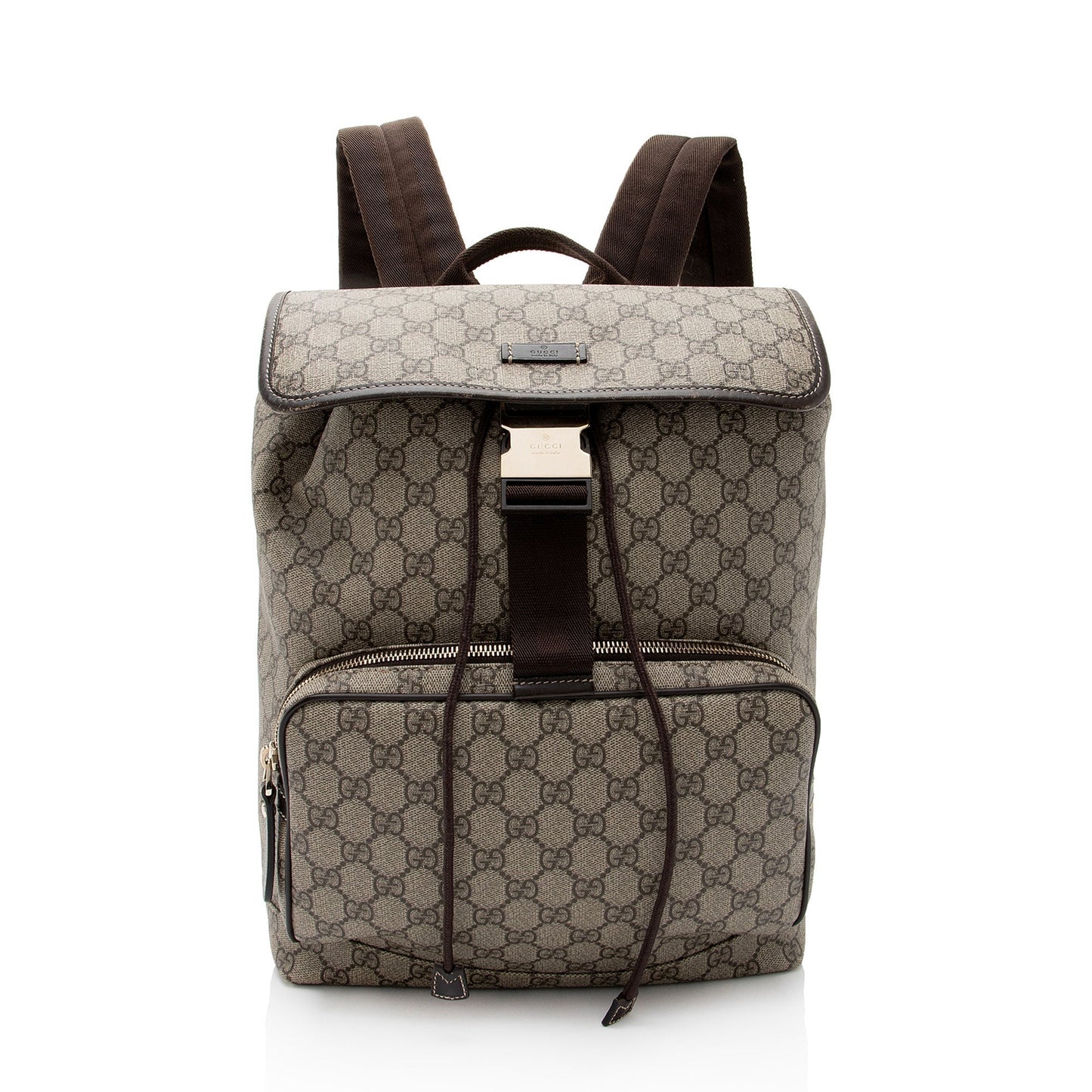 Gucci Leather Canvas Shoulder Bag