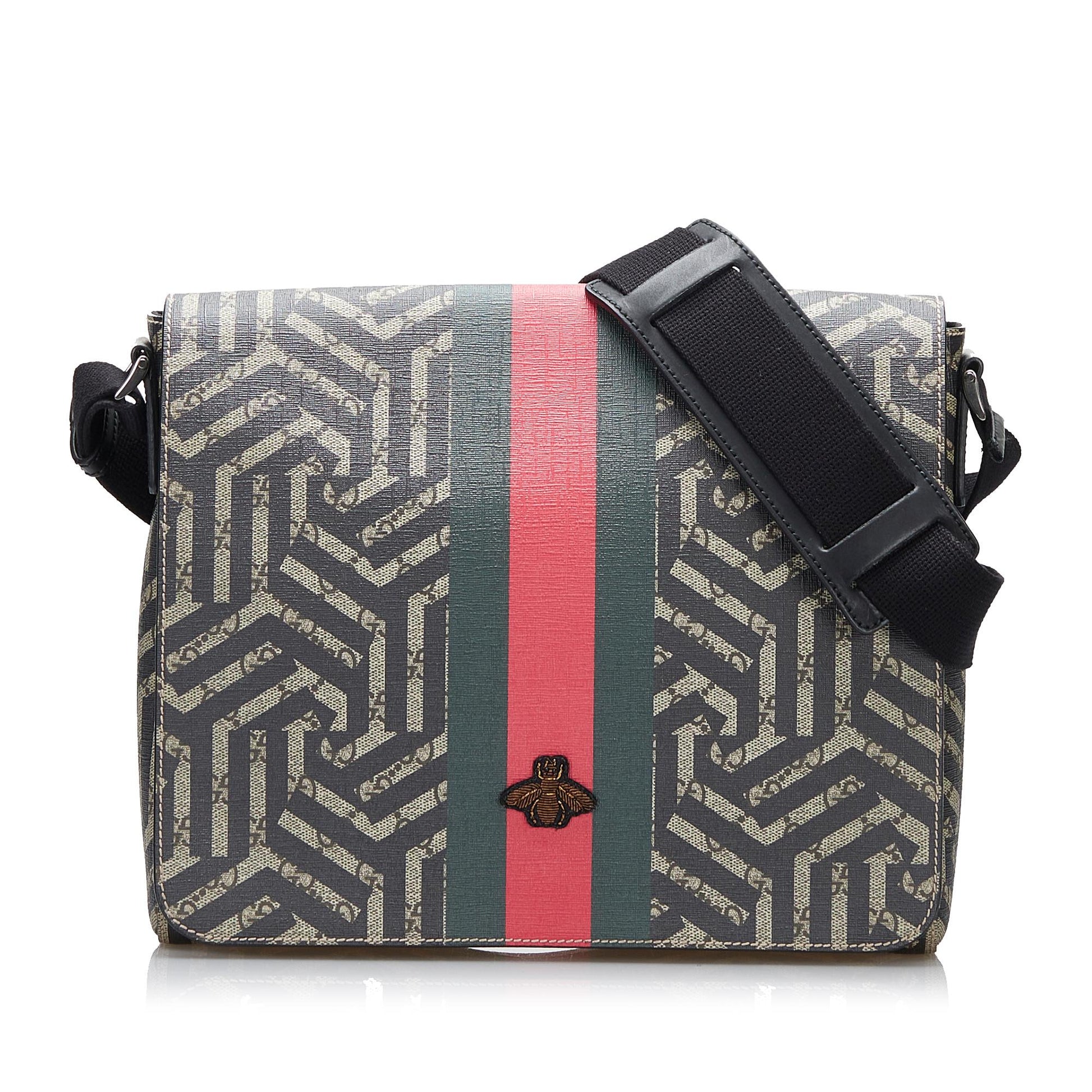 Gucci GG Supreme Caleido Web Crossbody Bag (SHG-DLhWpH)
