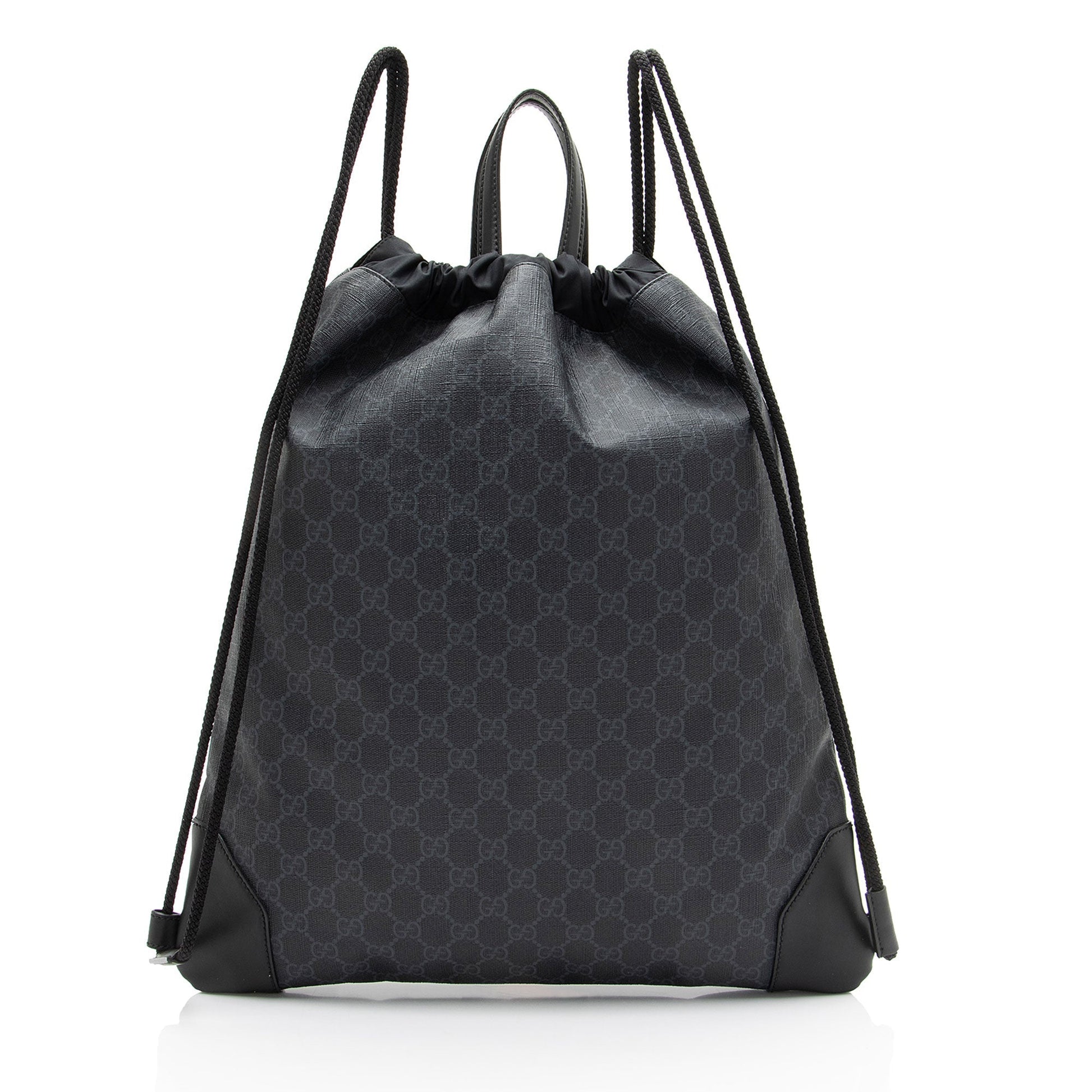 Gucci GG Supreme Canvas Drawstring Backpack