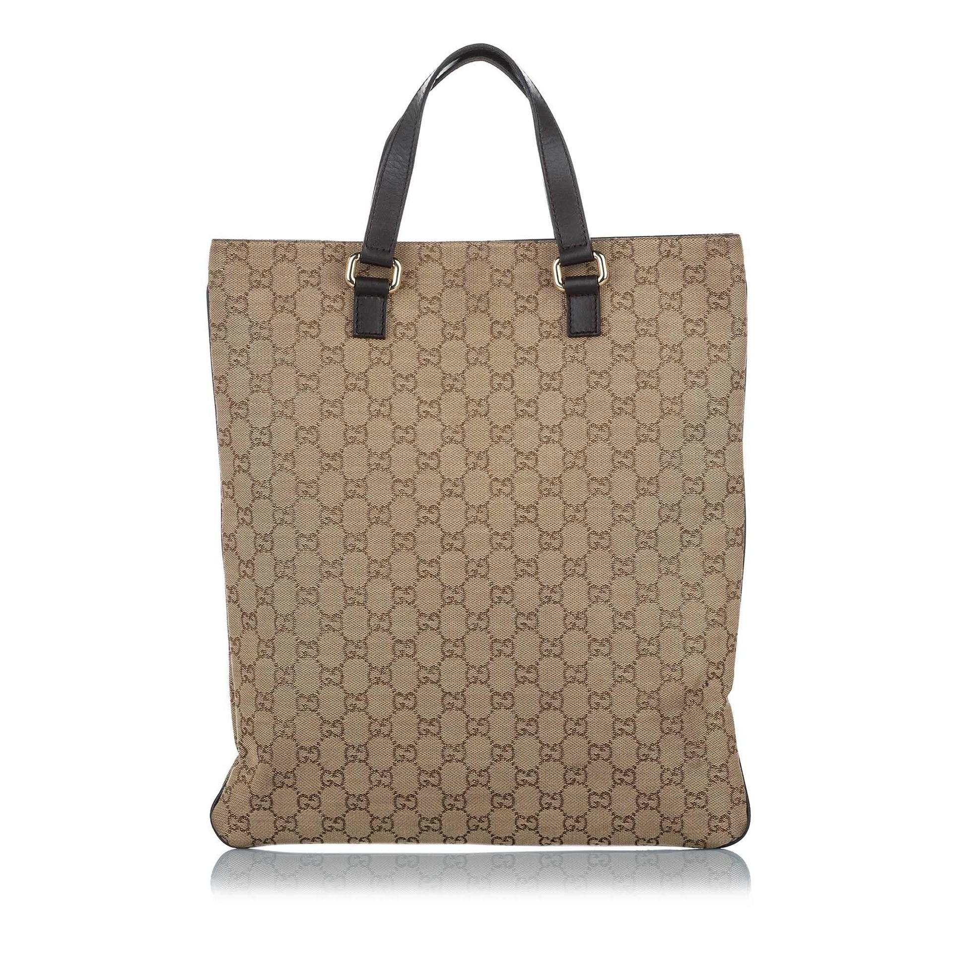 Gucci Monogram Canvas Tote