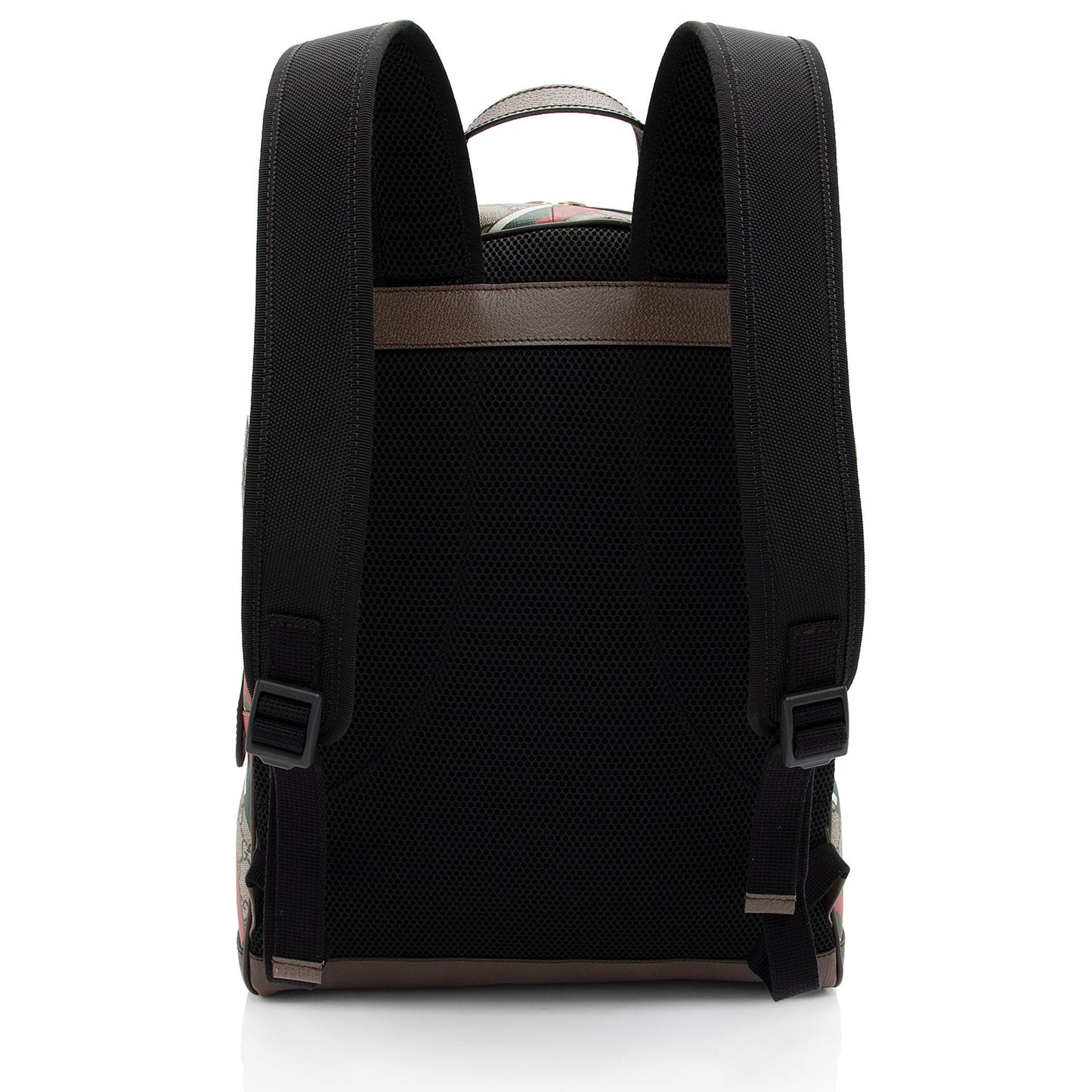 Gucci Nylon Leather Canvas Shoulder Bag