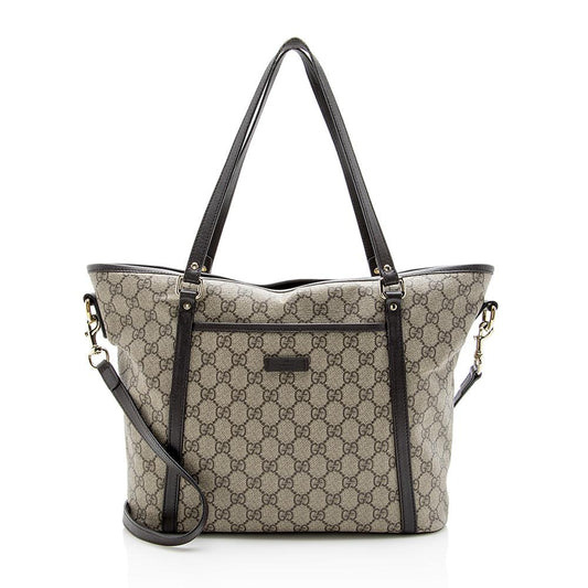Gucci Canvas Monogram Tote Style 93