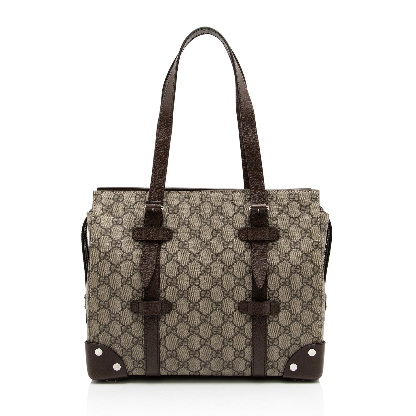 Gucci Leather Canvas Tote