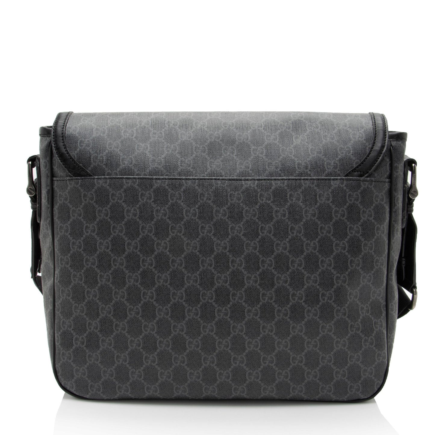 Gucci Nylon Leather Canvas Shoulder Bag