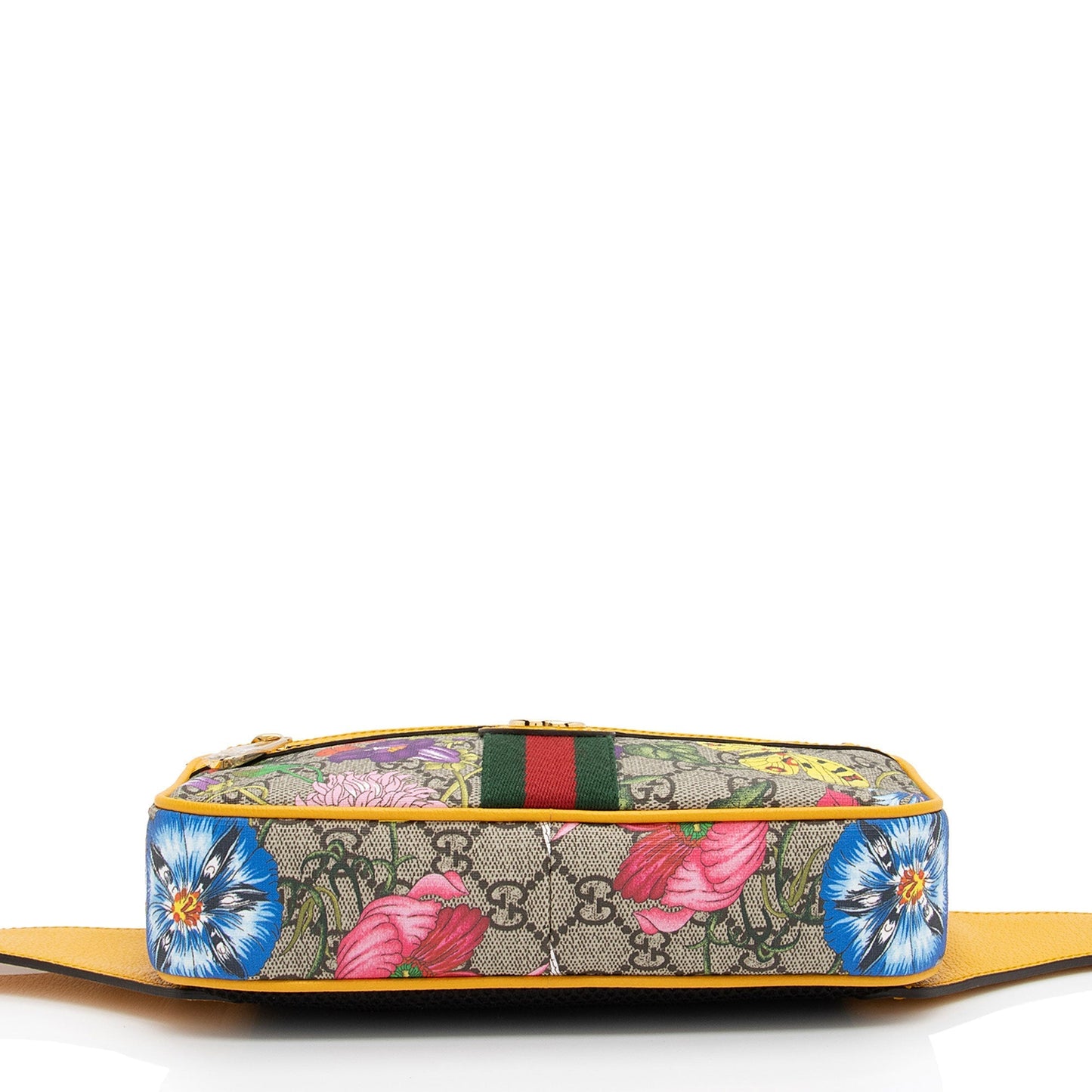 Gucci Nylon Leather Canvas Shoulder Bag
