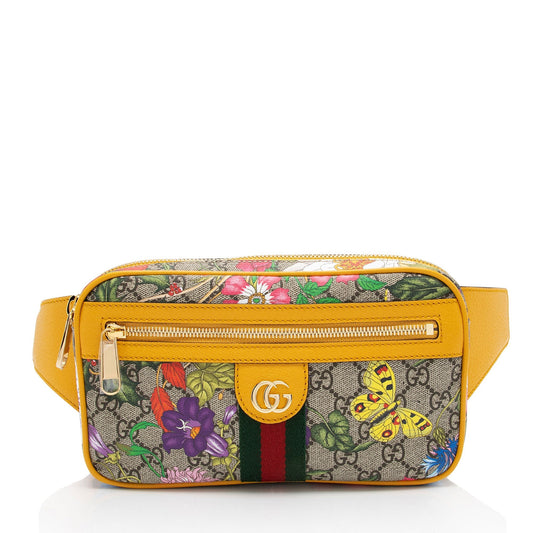 Gucci Nylon Leather Canvas Shoulder Bag