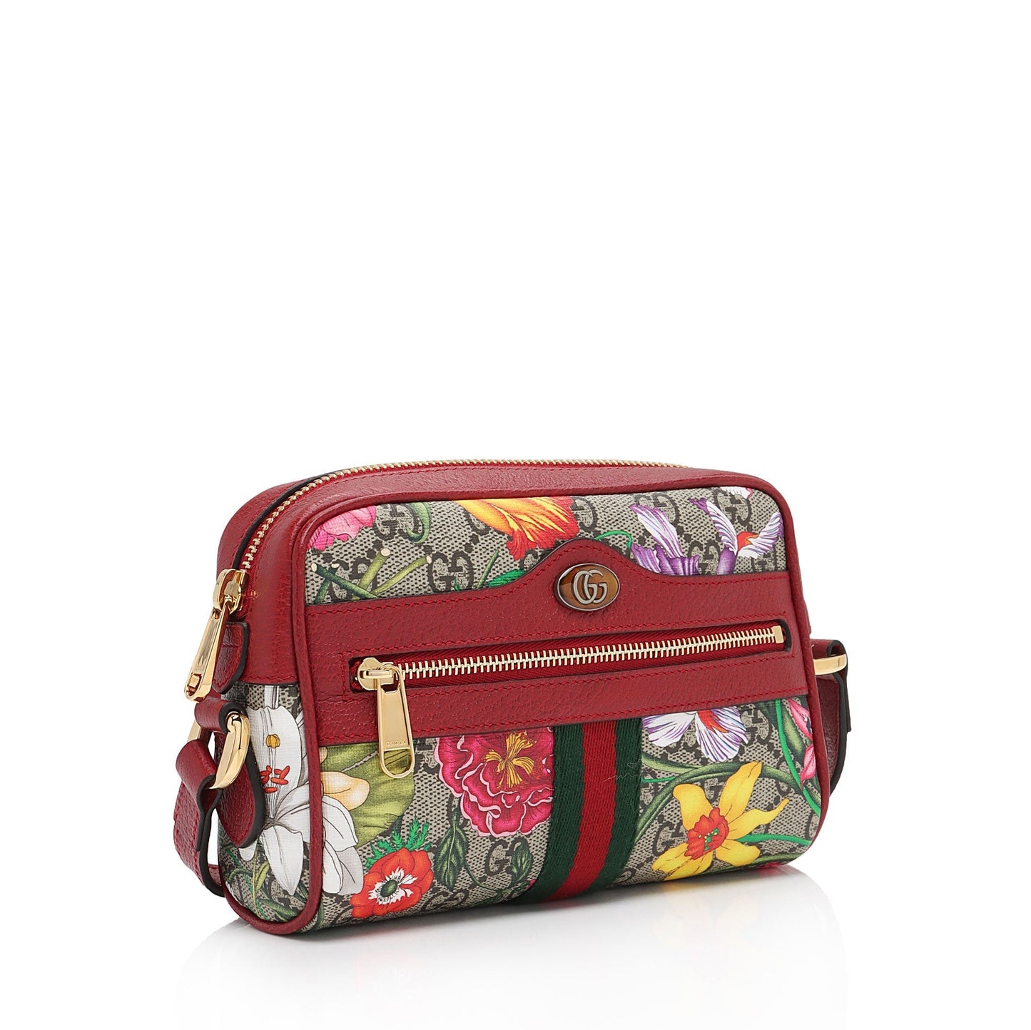 Gucci Nylon Leather Mini Crossbody