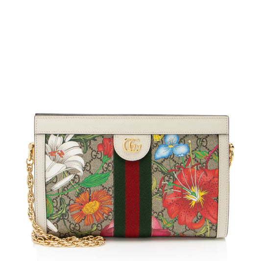 Gucci GG Supreme Flora Ophidia Shoulder Bag (SHF-)
