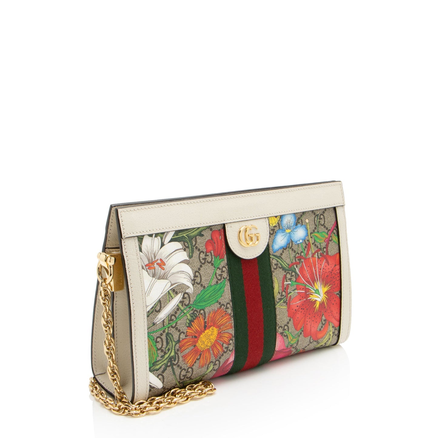 Gucci GG Supreme Flora Ophidia Shoulder Bag (SHF-)