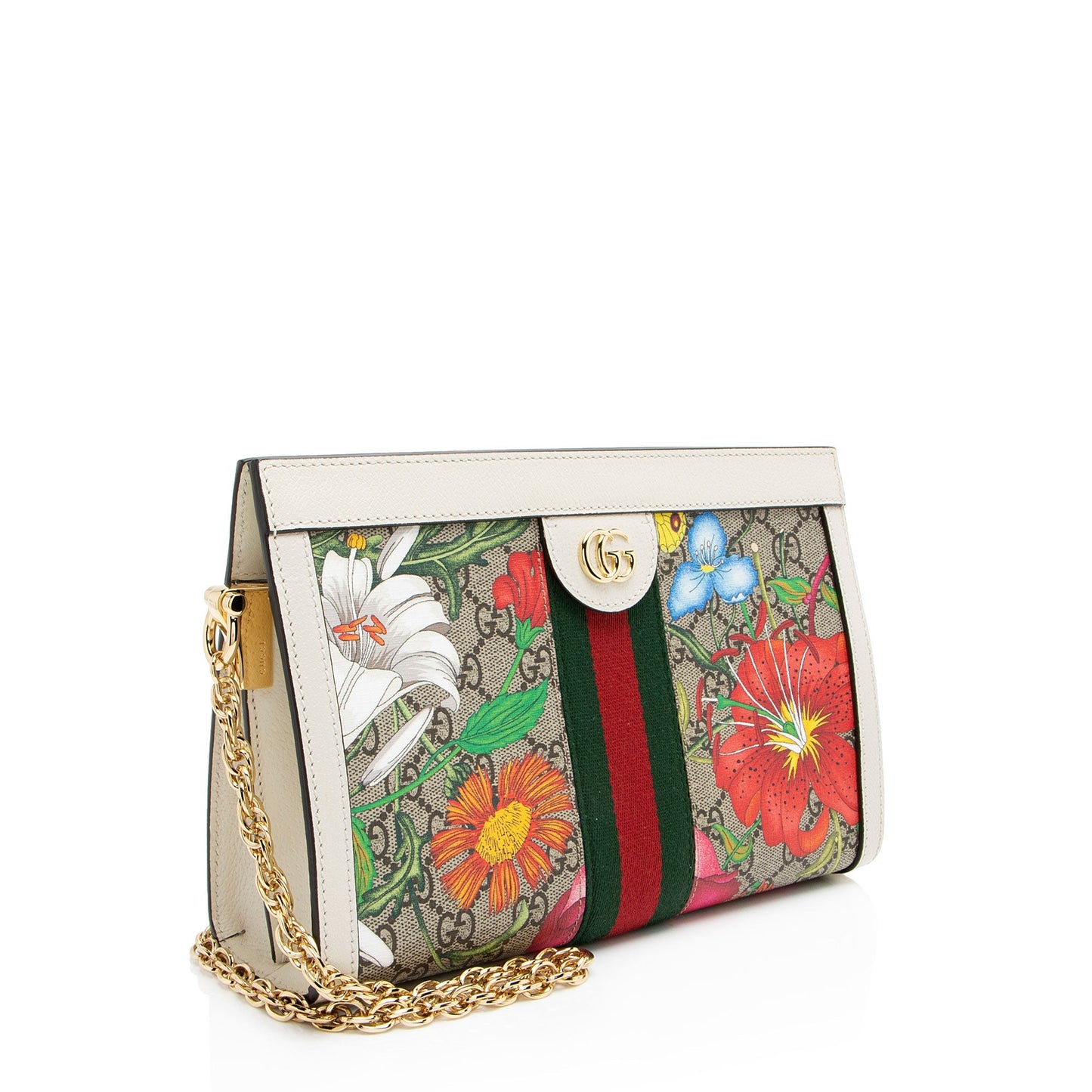 Gucci GG Supreme Flora Ophidia Shoulder Bag