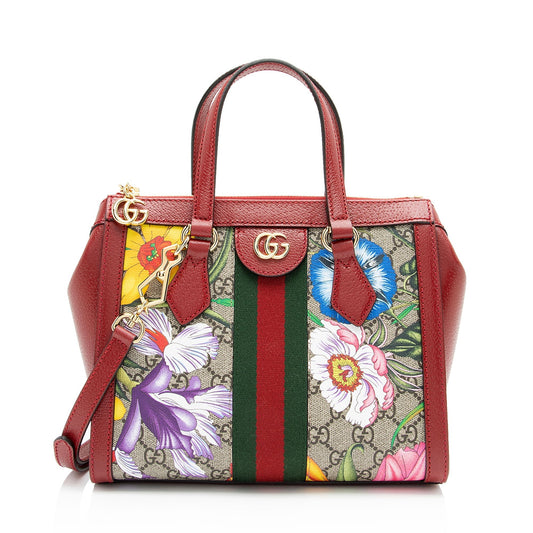 Gucci Nylon Leather Canvas Tote